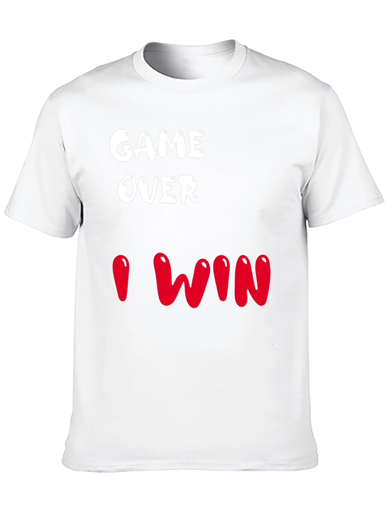 Game Over I Win Graphic T-Shirt - Black