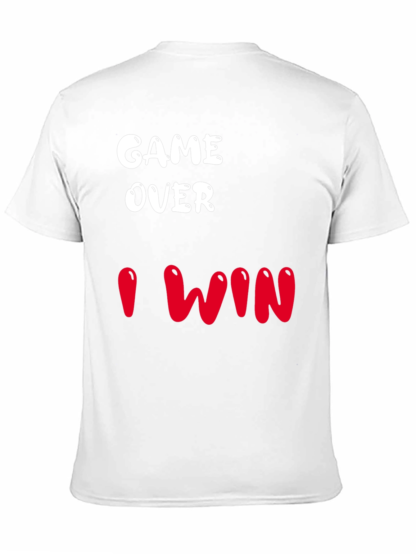 Game Over I Win Graphic T-Shirt - Black