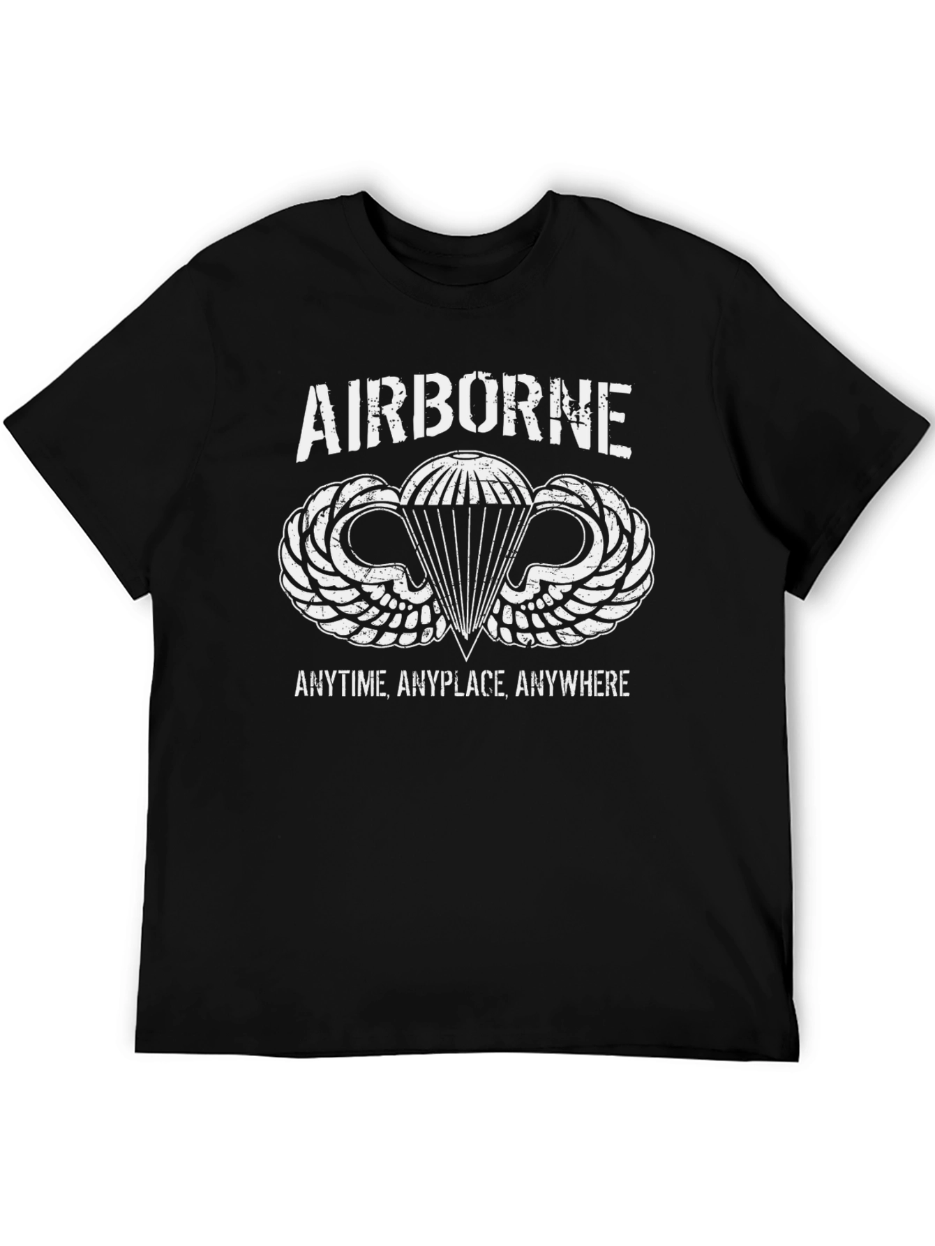 Airborne T-Shirt - Anytime Anyplace Anywhere