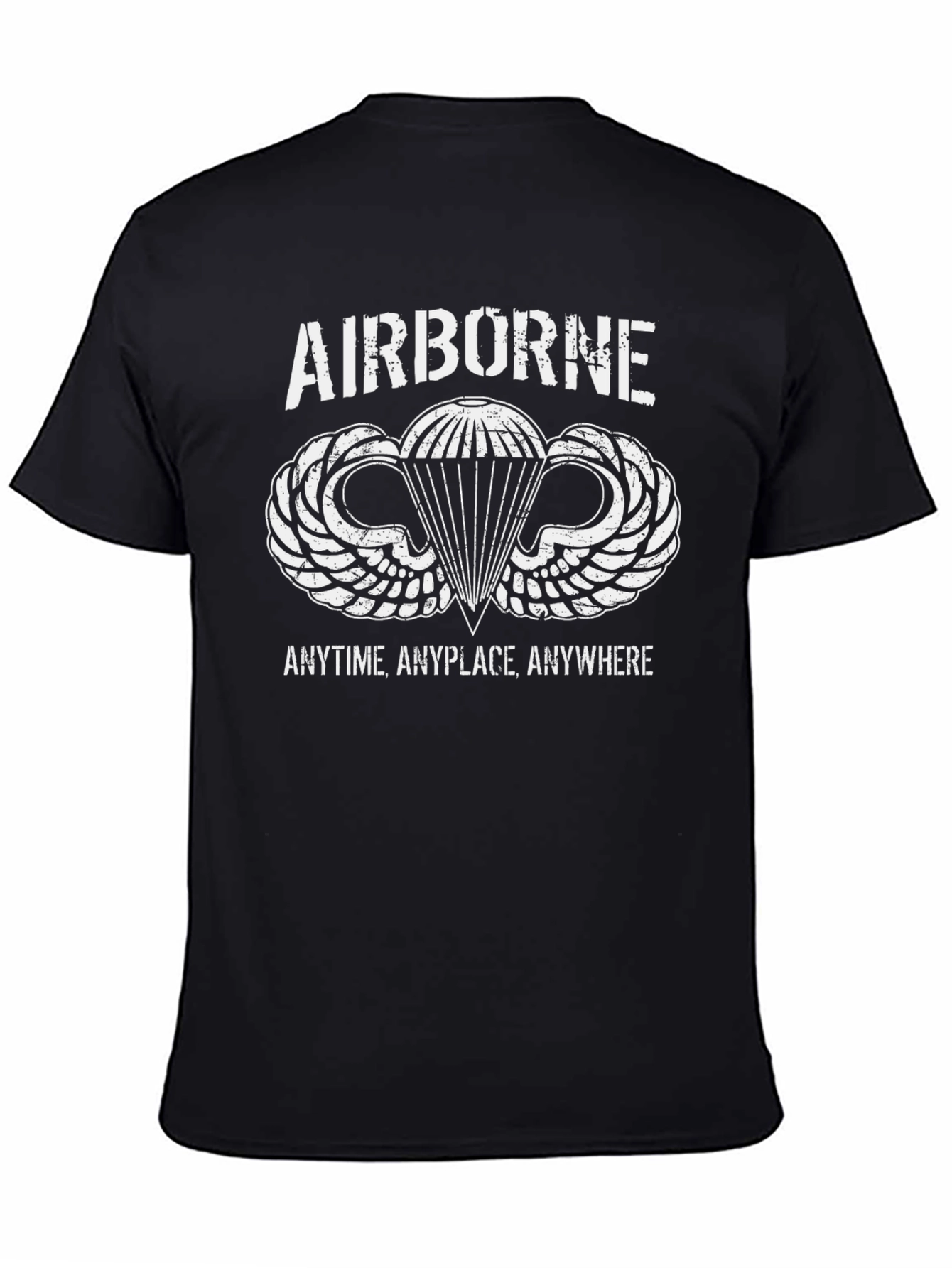 Airborne T-Shirt - Anytime Anyplace Anywhere