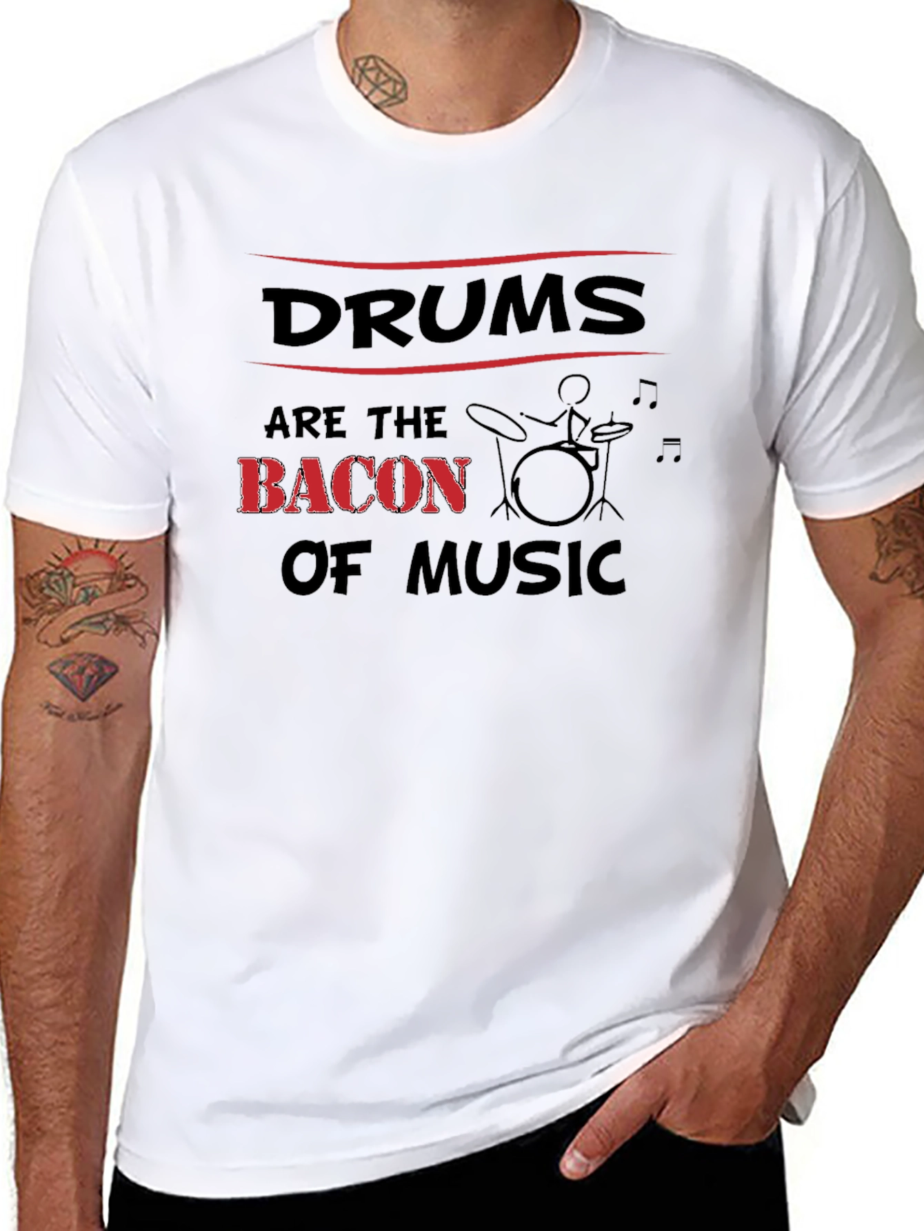 Drums Are The Bacon Of Music T-Shirt