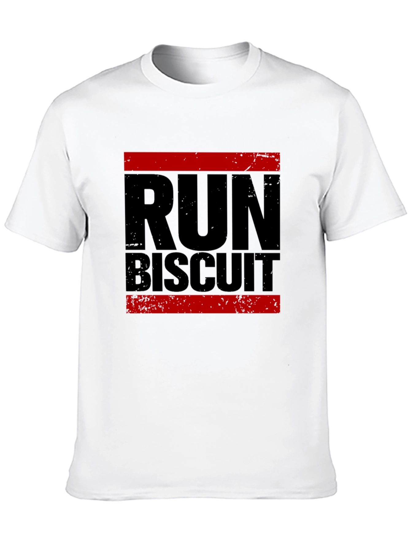 Run Biscuit Graphic Tee - Stylish Comfort