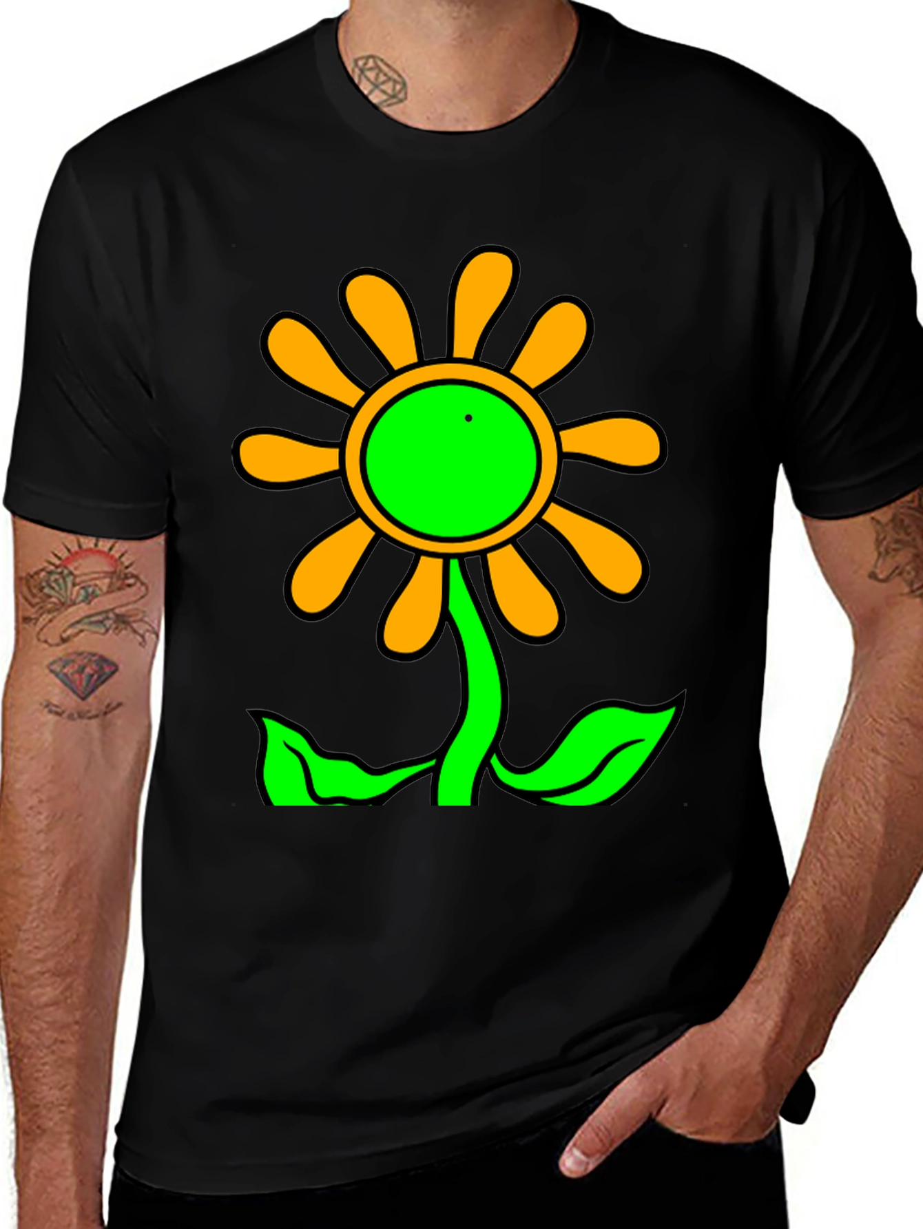 Floral Graphic Tee - Bright & Fun Style