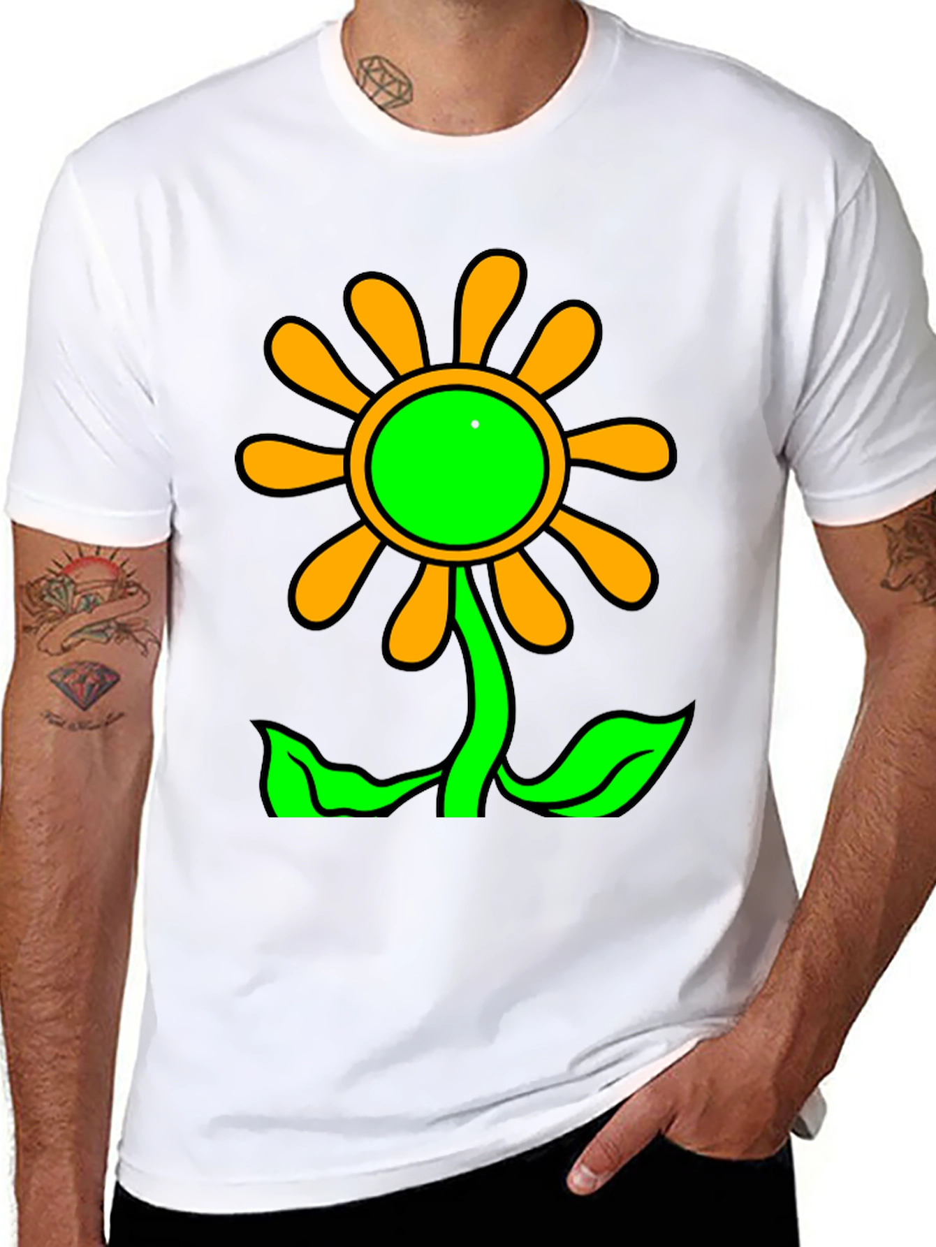Floral Graphic Tee - Bright & Fun Style