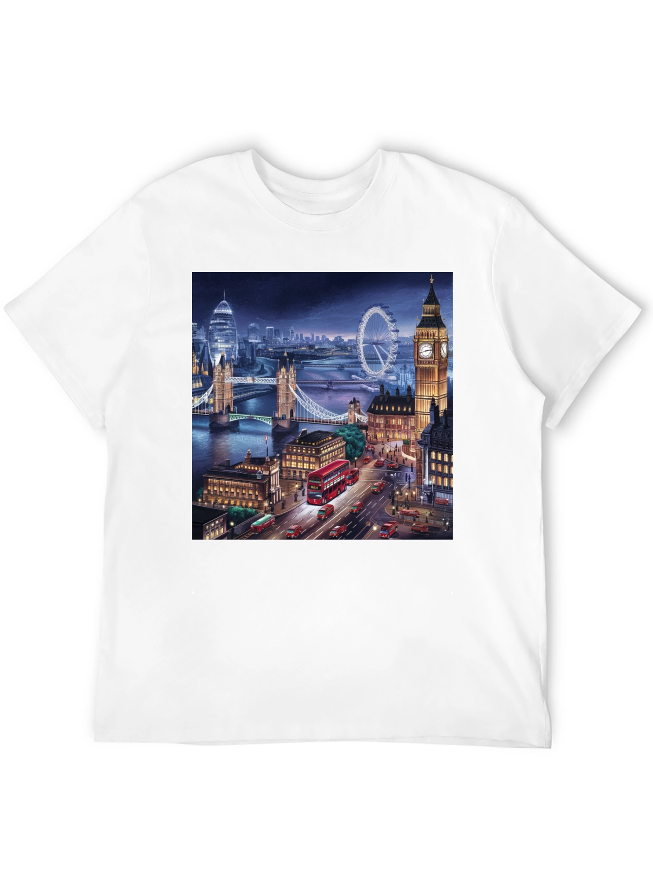 London Skyline Black T-Shirt