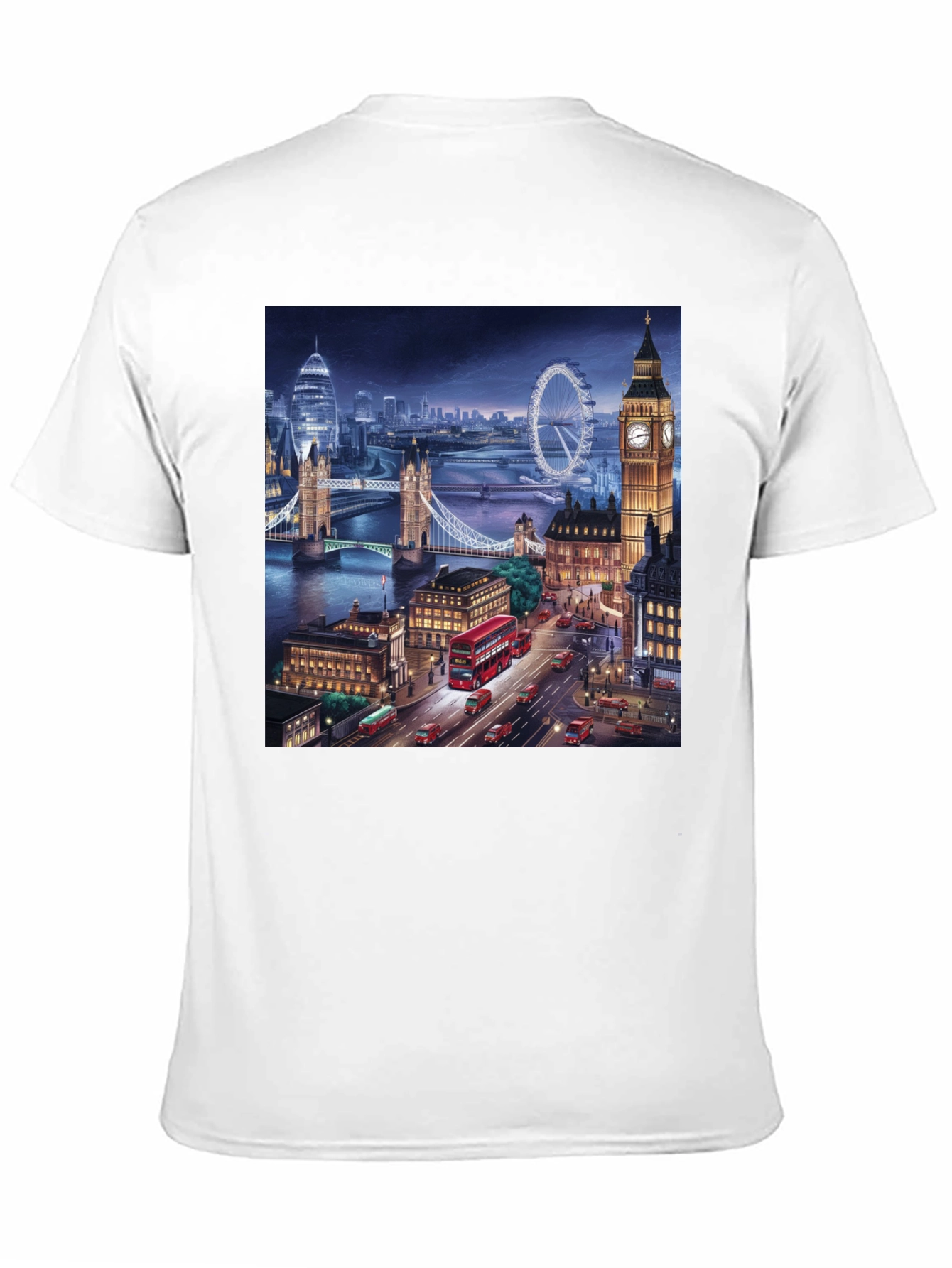 London Skyline Black T-Shirt