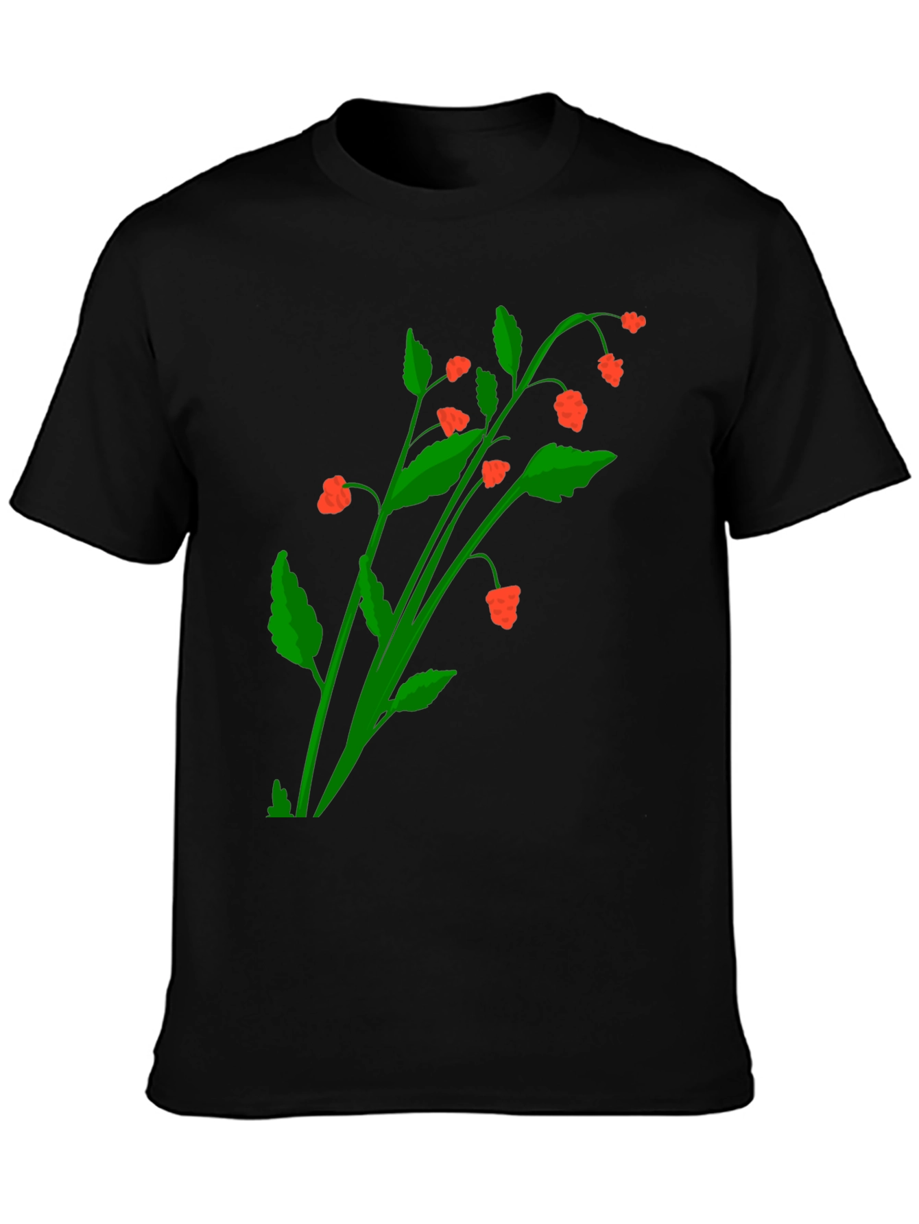 Botanical Berry Graphic T-Shirt