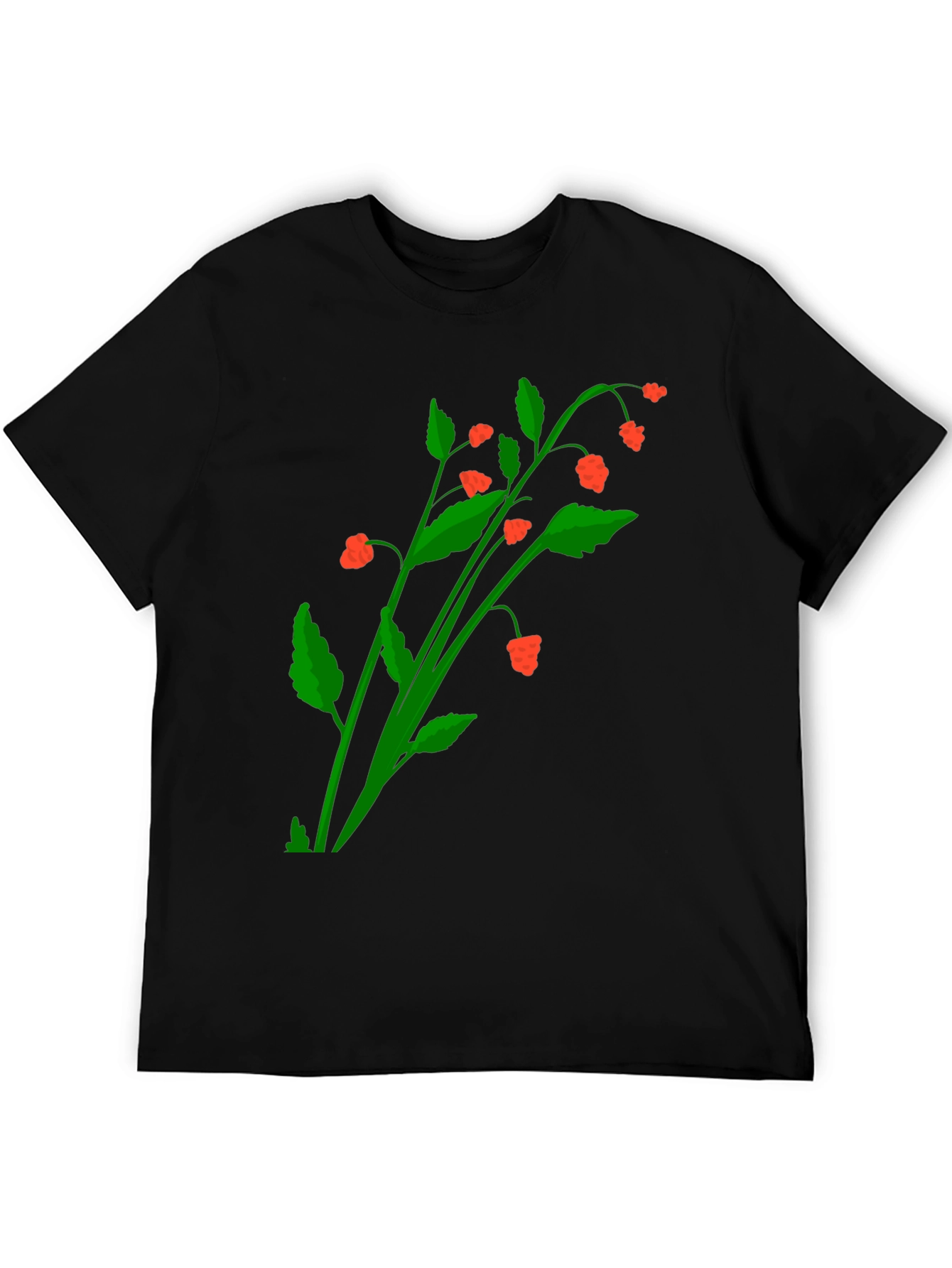 Botanical Berry Graphic T-Shirt