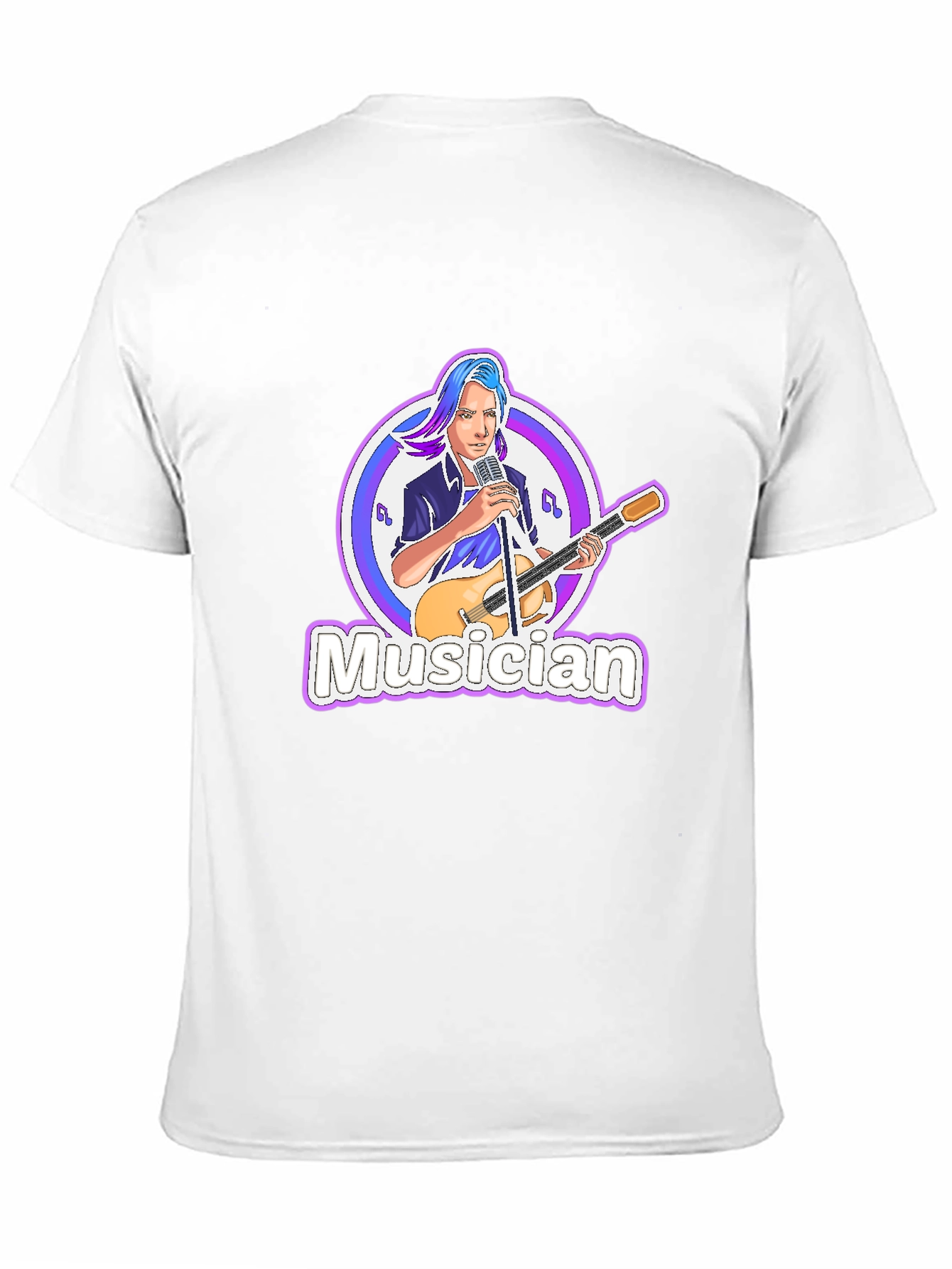 Musician Graphic T-Shirt - Cool Band Tee