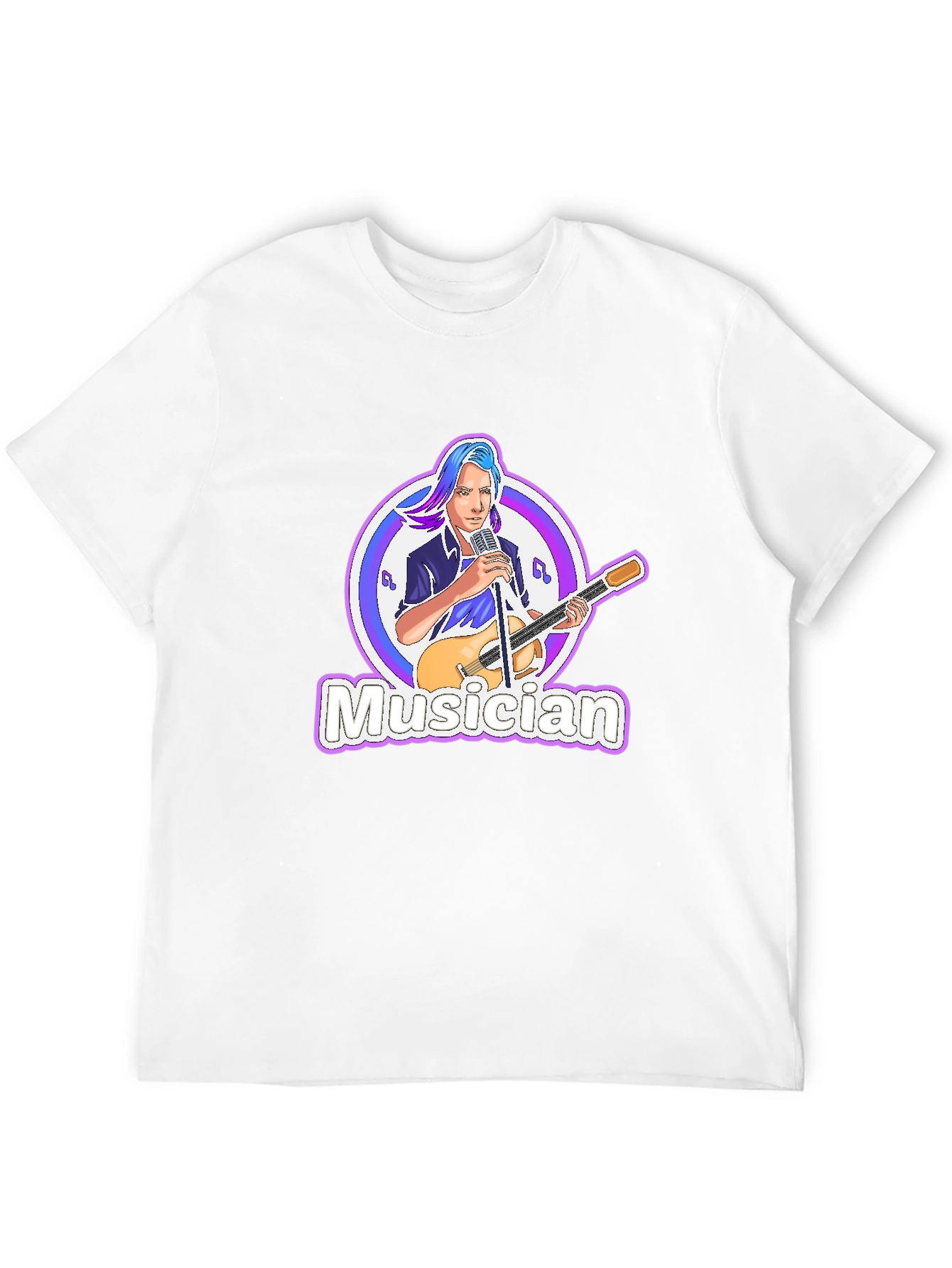 Musician Graphic T-Shirt - Cool Band Tee