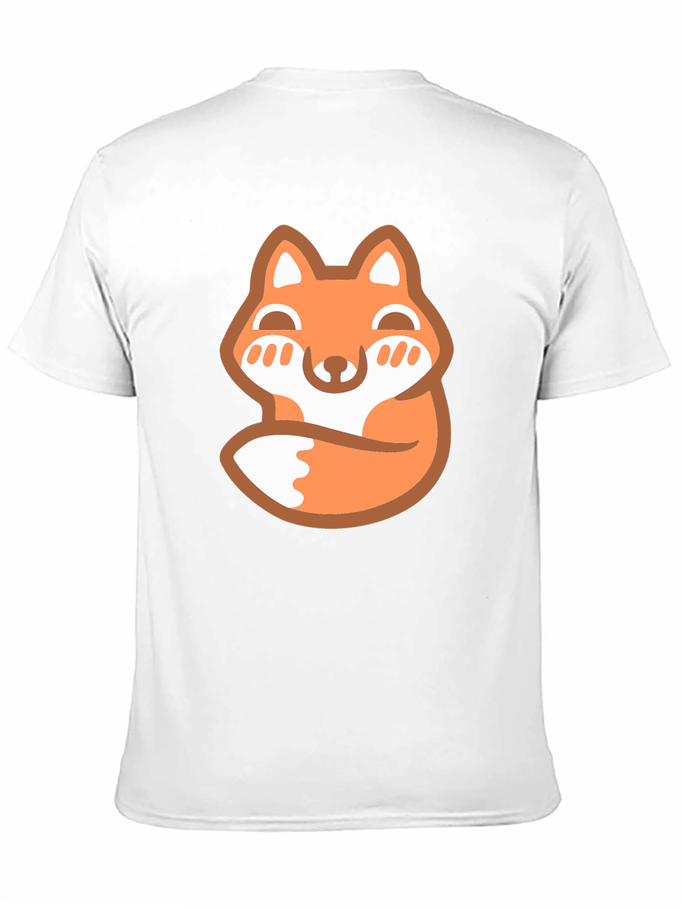 Cute Fox Graphic Tee - Mens Black T-Shirt