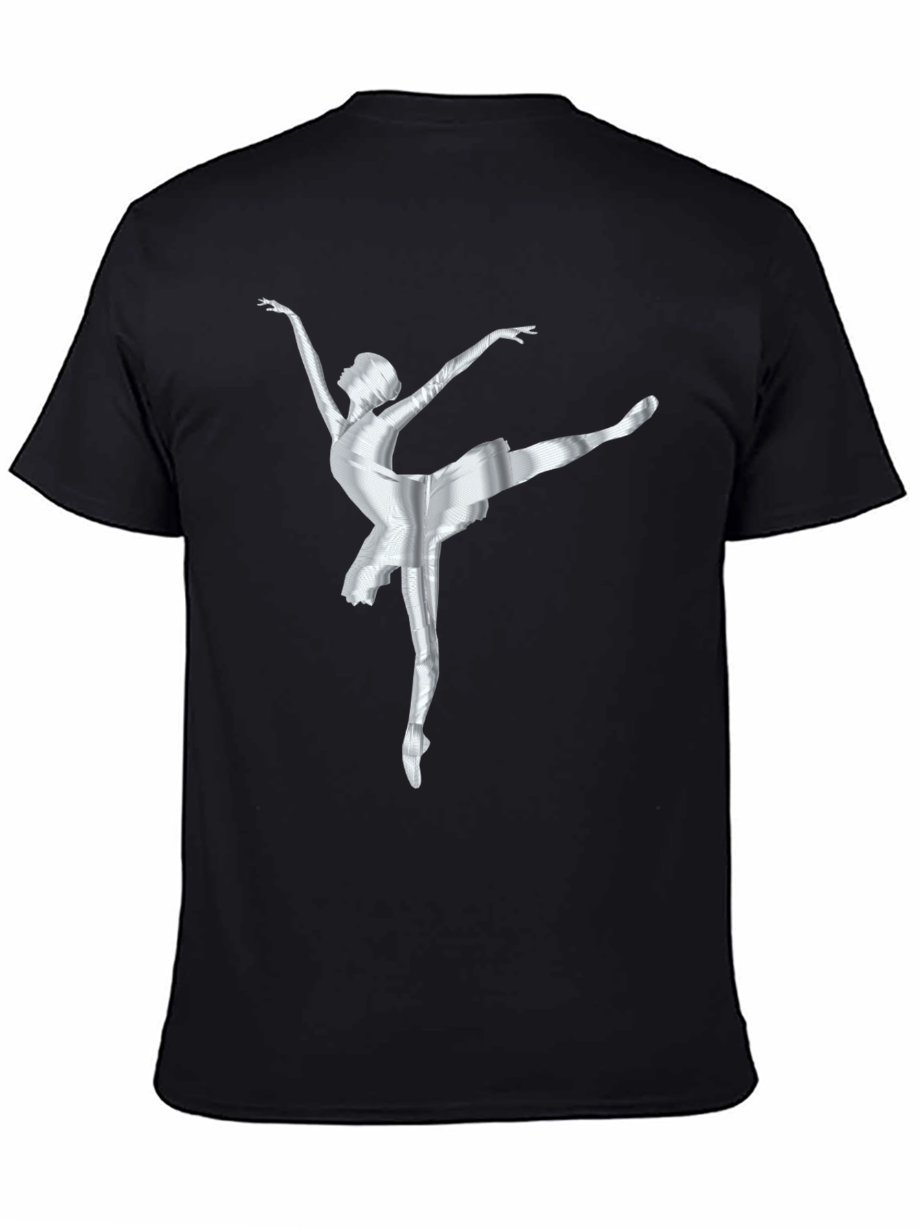 Ballerina Graphic Tee - Stylish Dancer T-Shirt