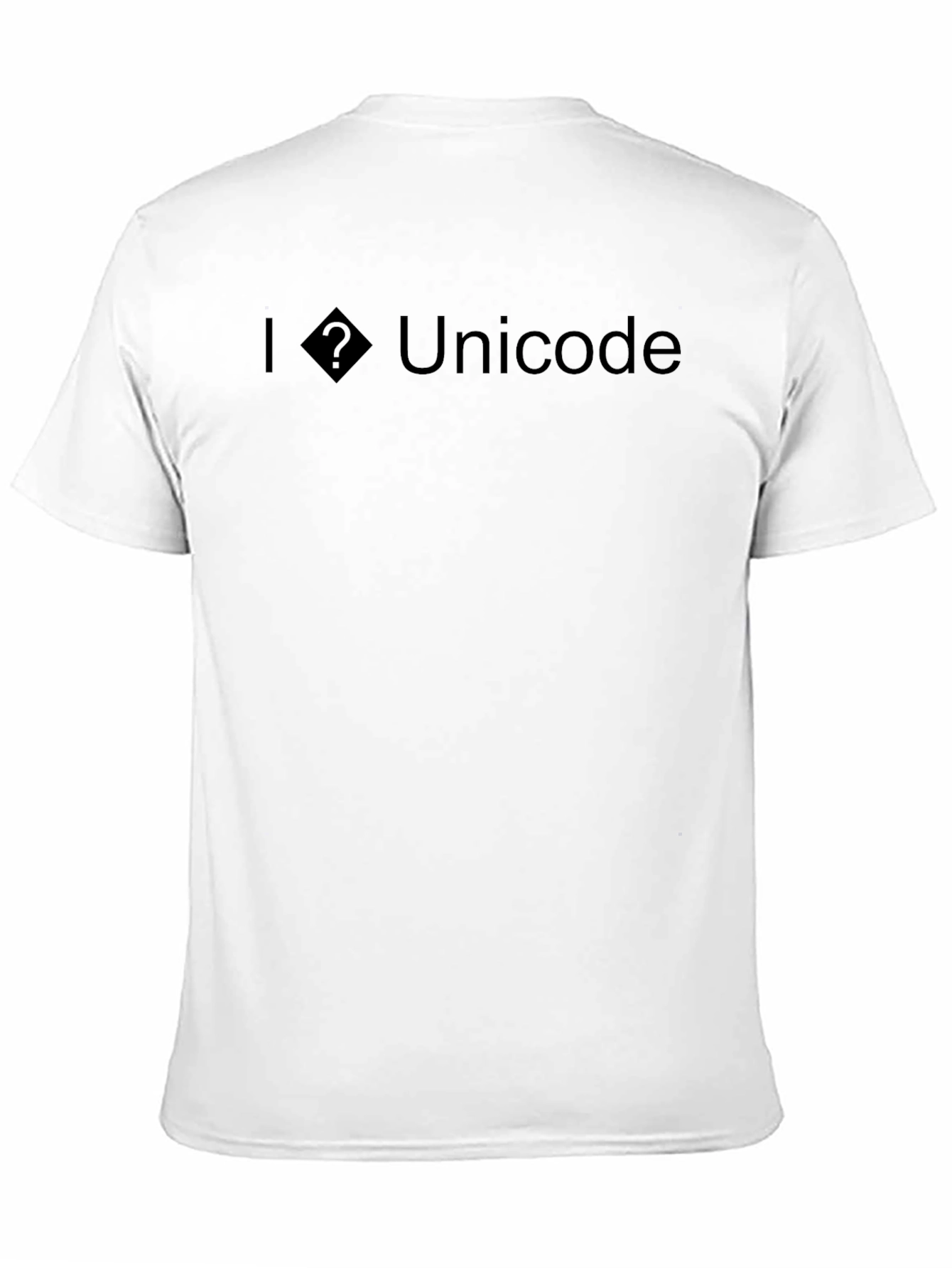 I Love Unicode Black T-Shirt