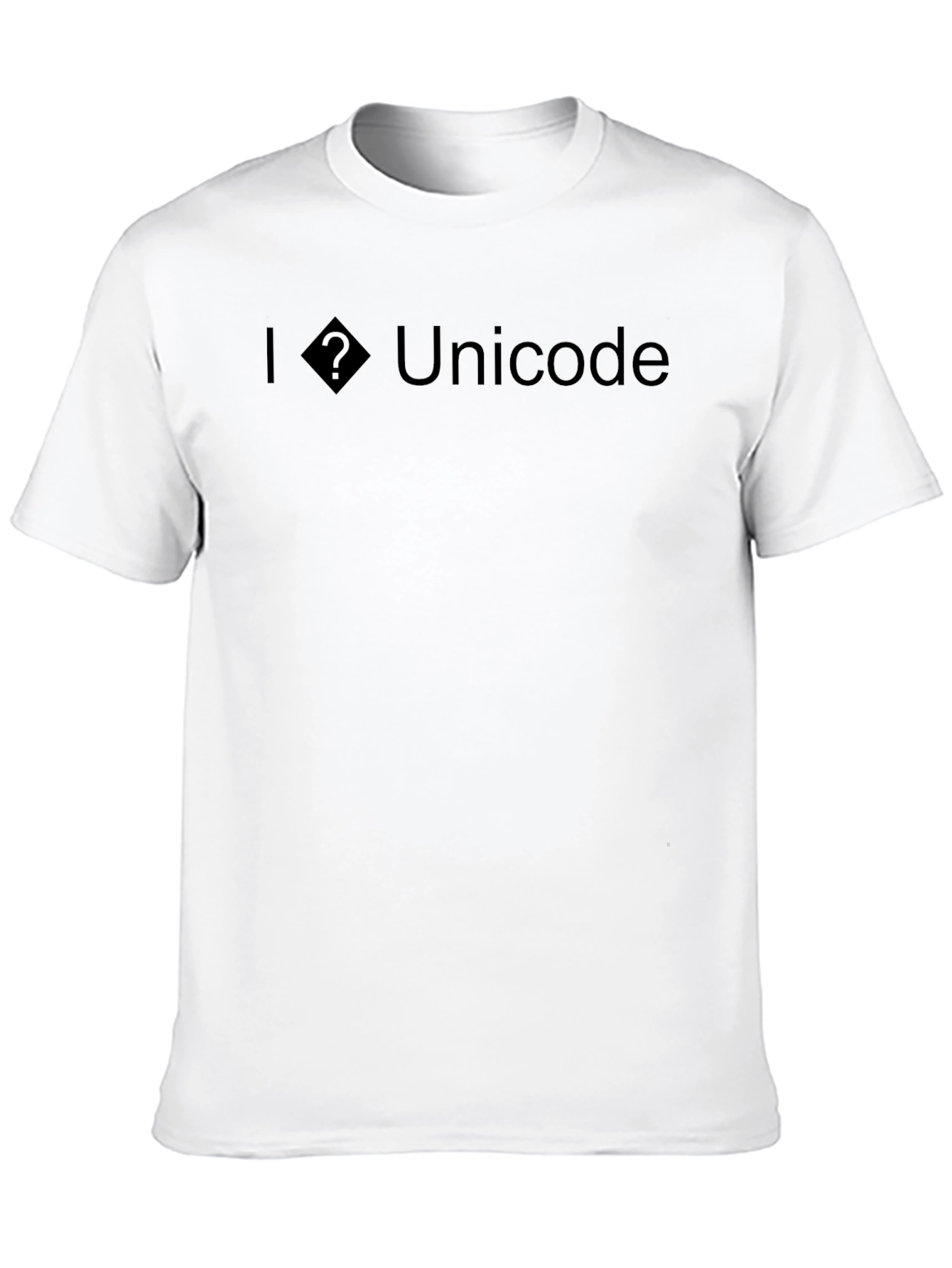 I Love Unicode Black T-Shirt
