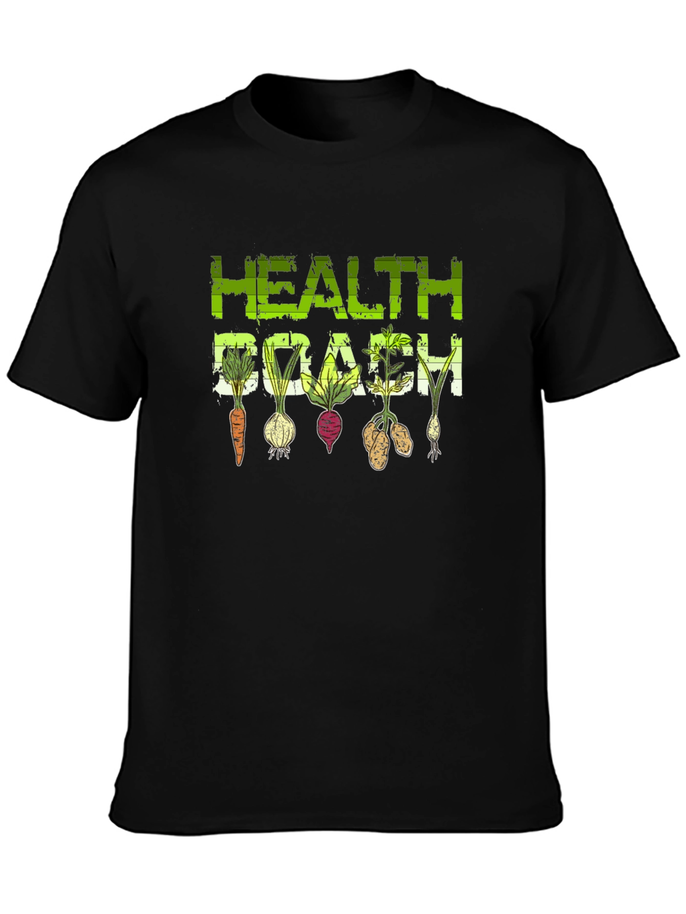 Health Coach Graphic Tee - Root Vegetable Design
