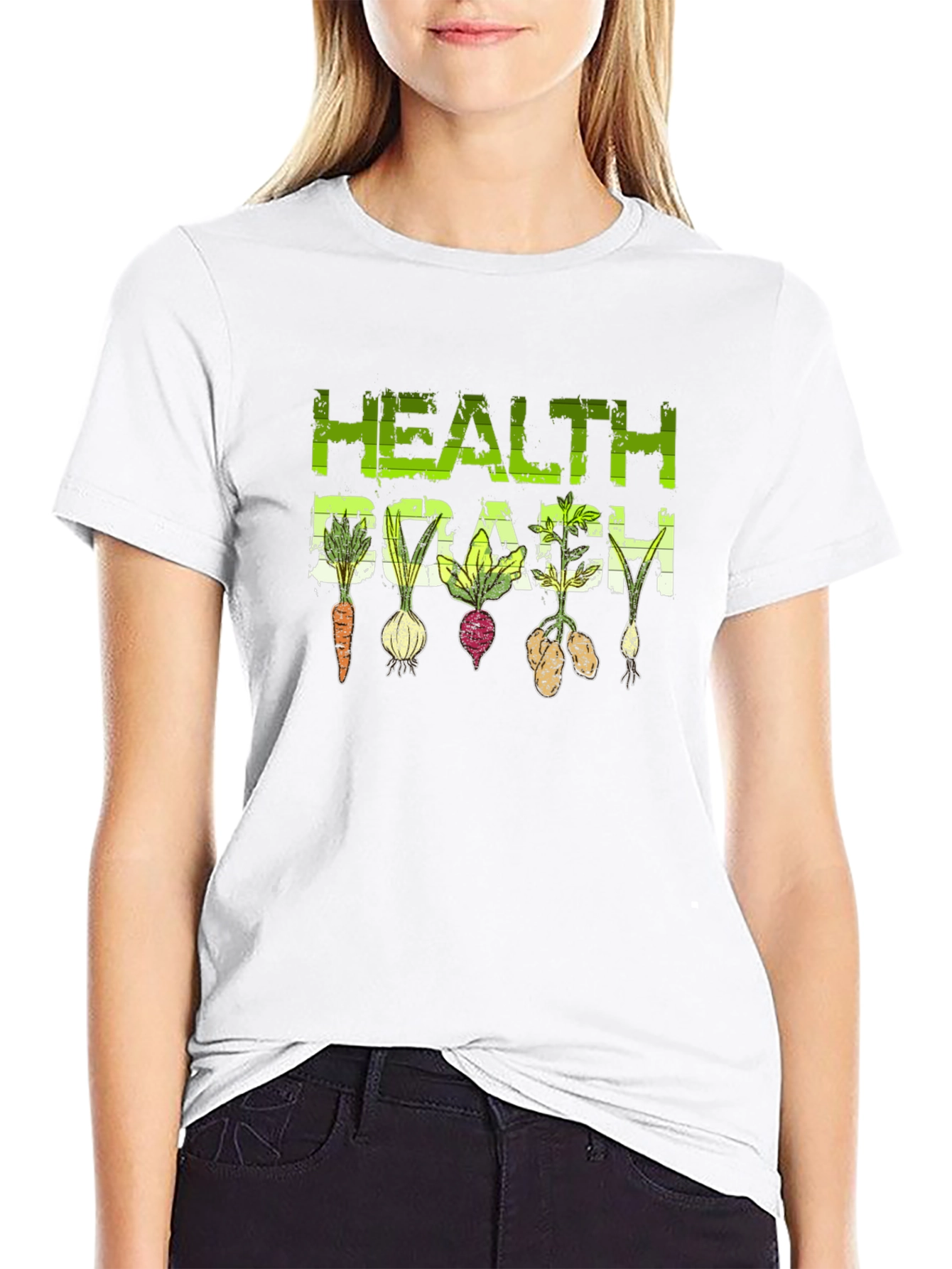 Health Coach Graphic Tee - Root Vegetable Design