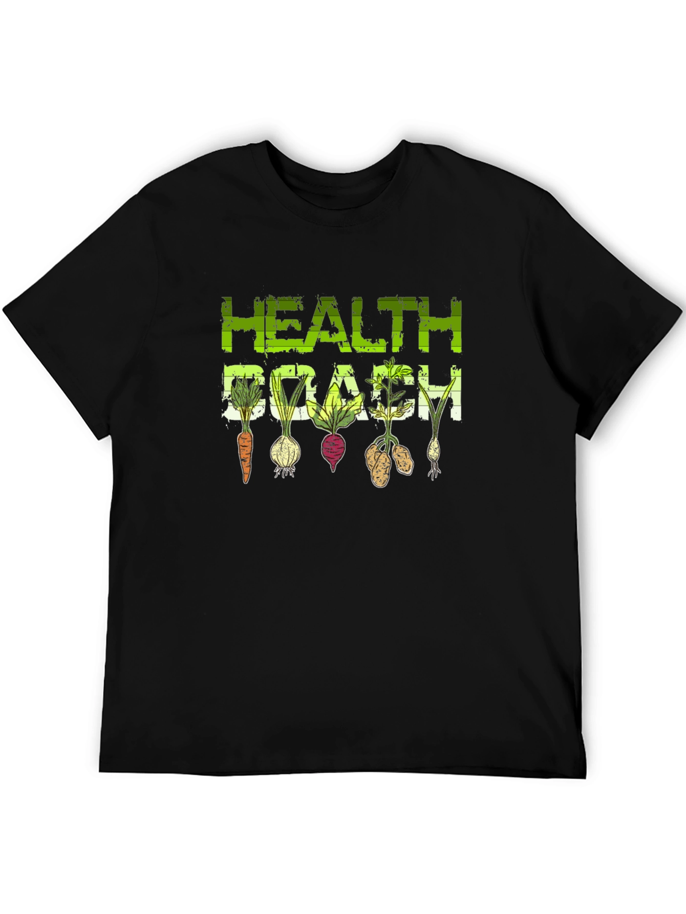 Health Coach Graphic Tee - Root Vegetable Design
