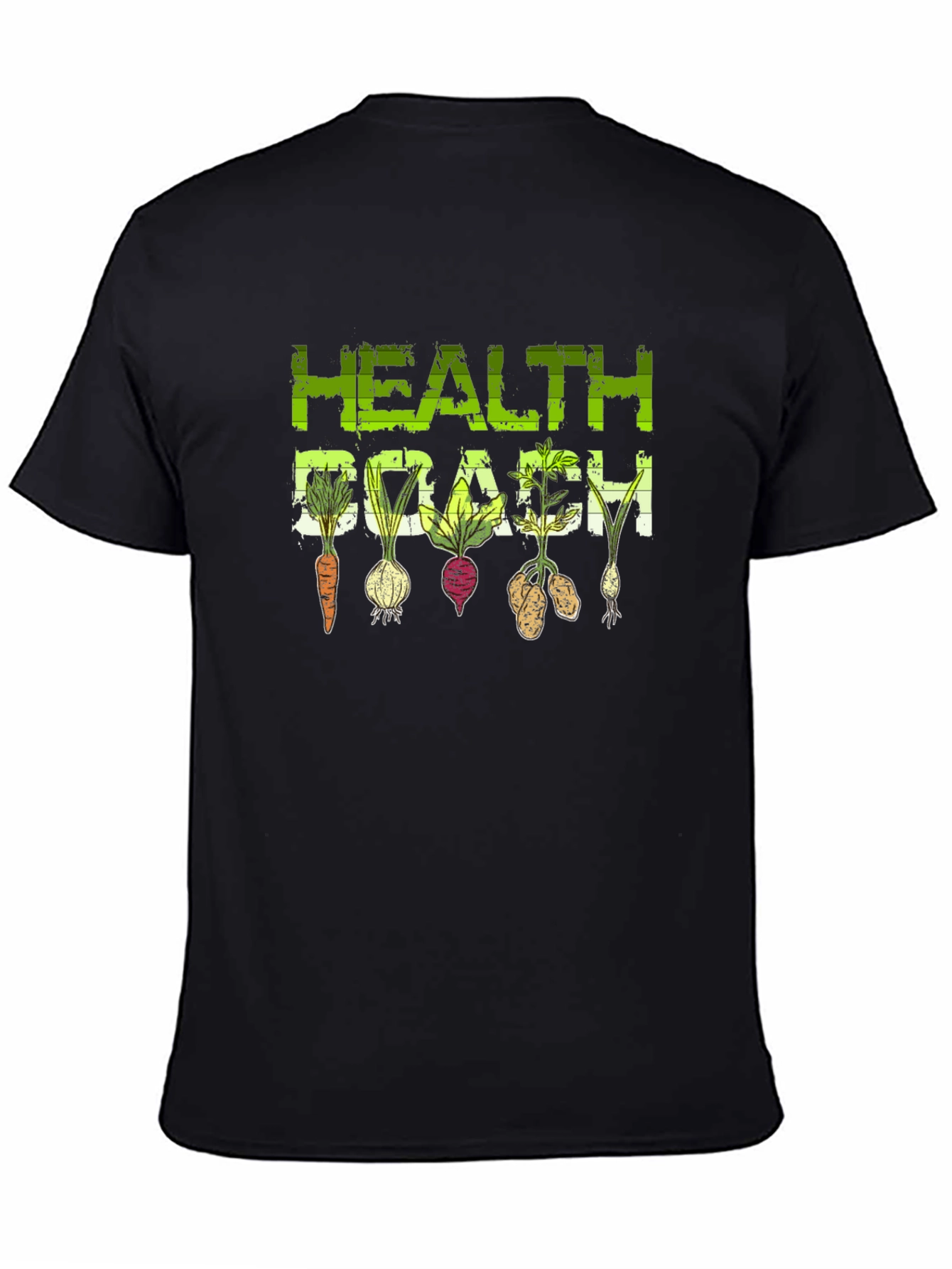 Health Coach Graphic Tee - Root Vegetable Design