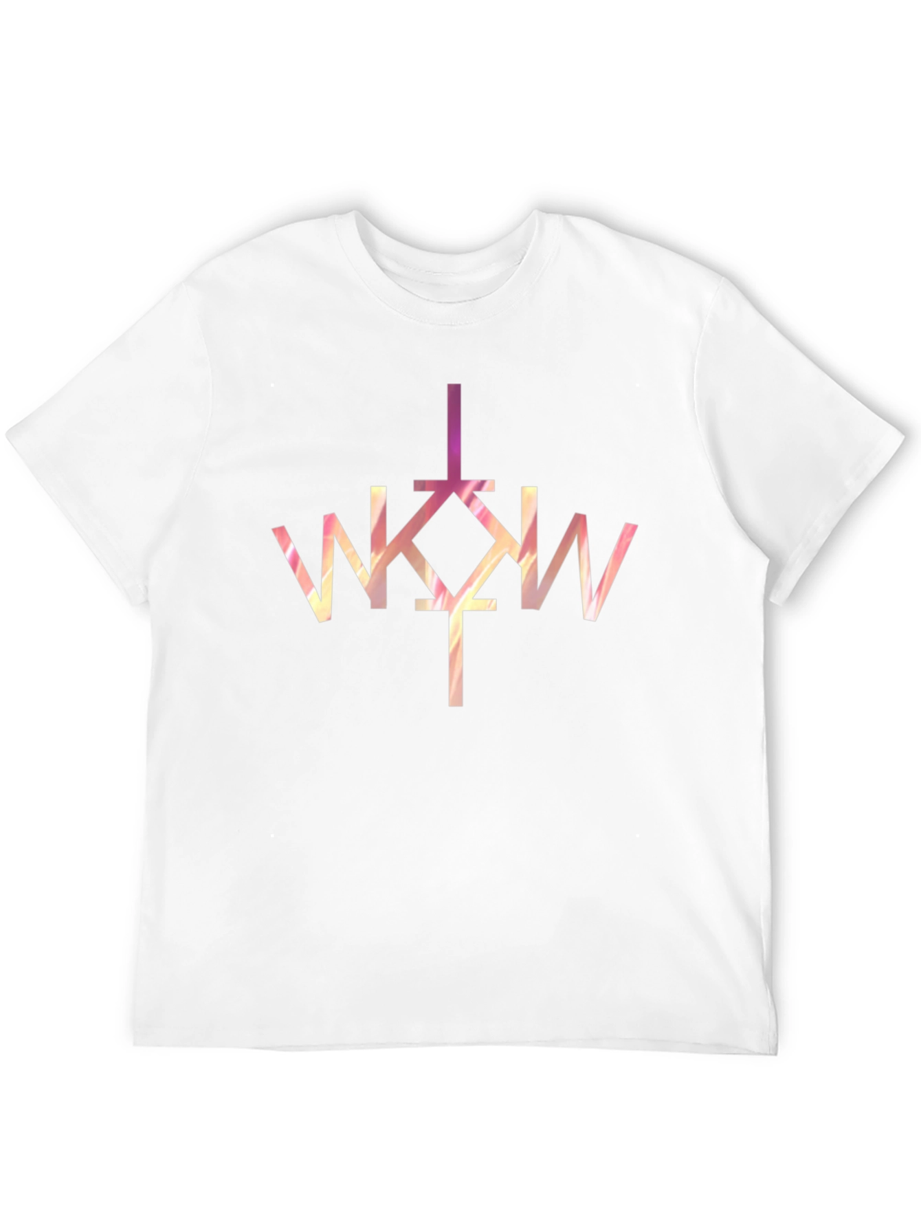 Graphic Tee - WKW Symbol - Black Cotton Shirt