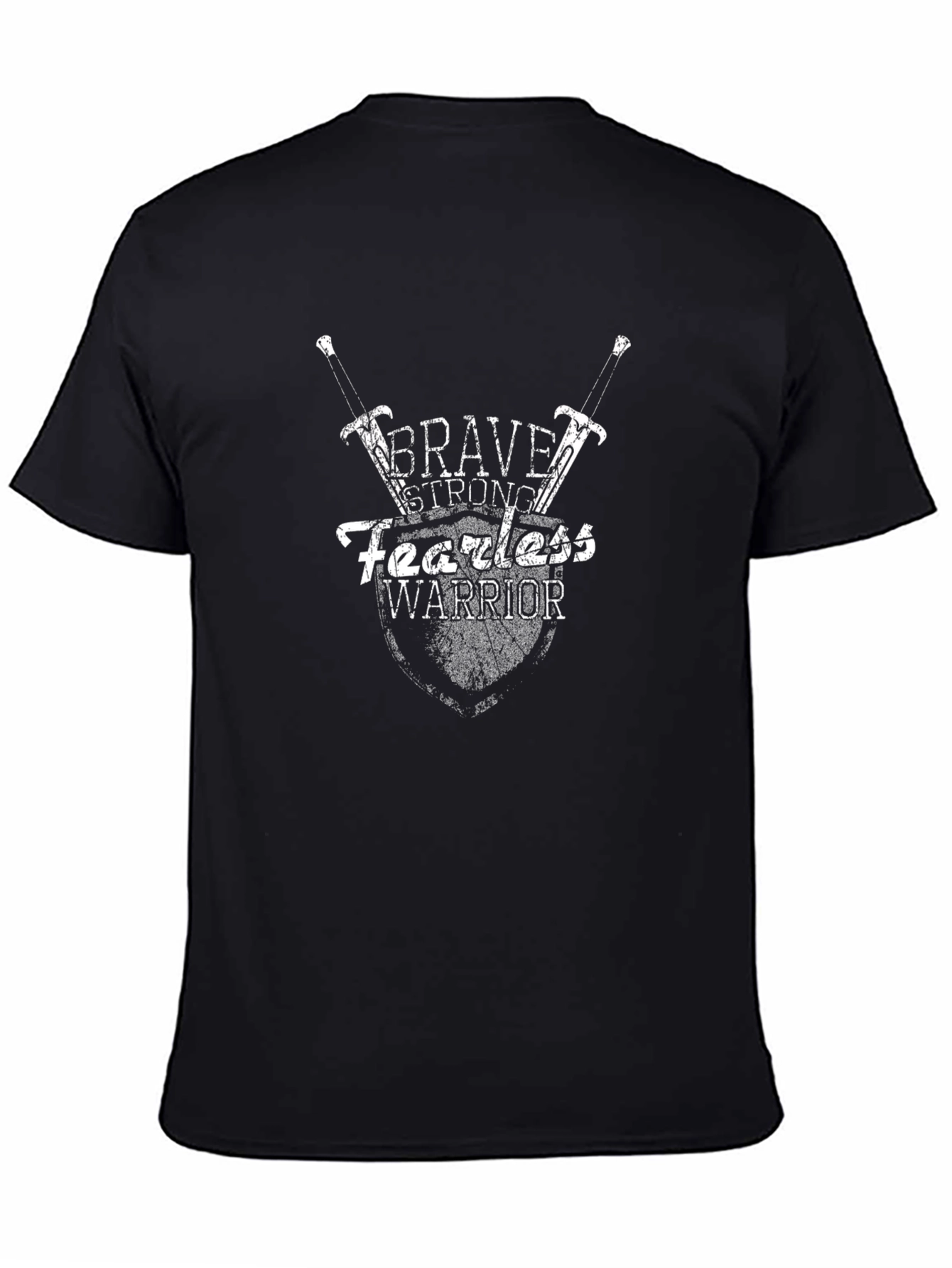 Brave Strong Fearless Warrior Graphic Tee