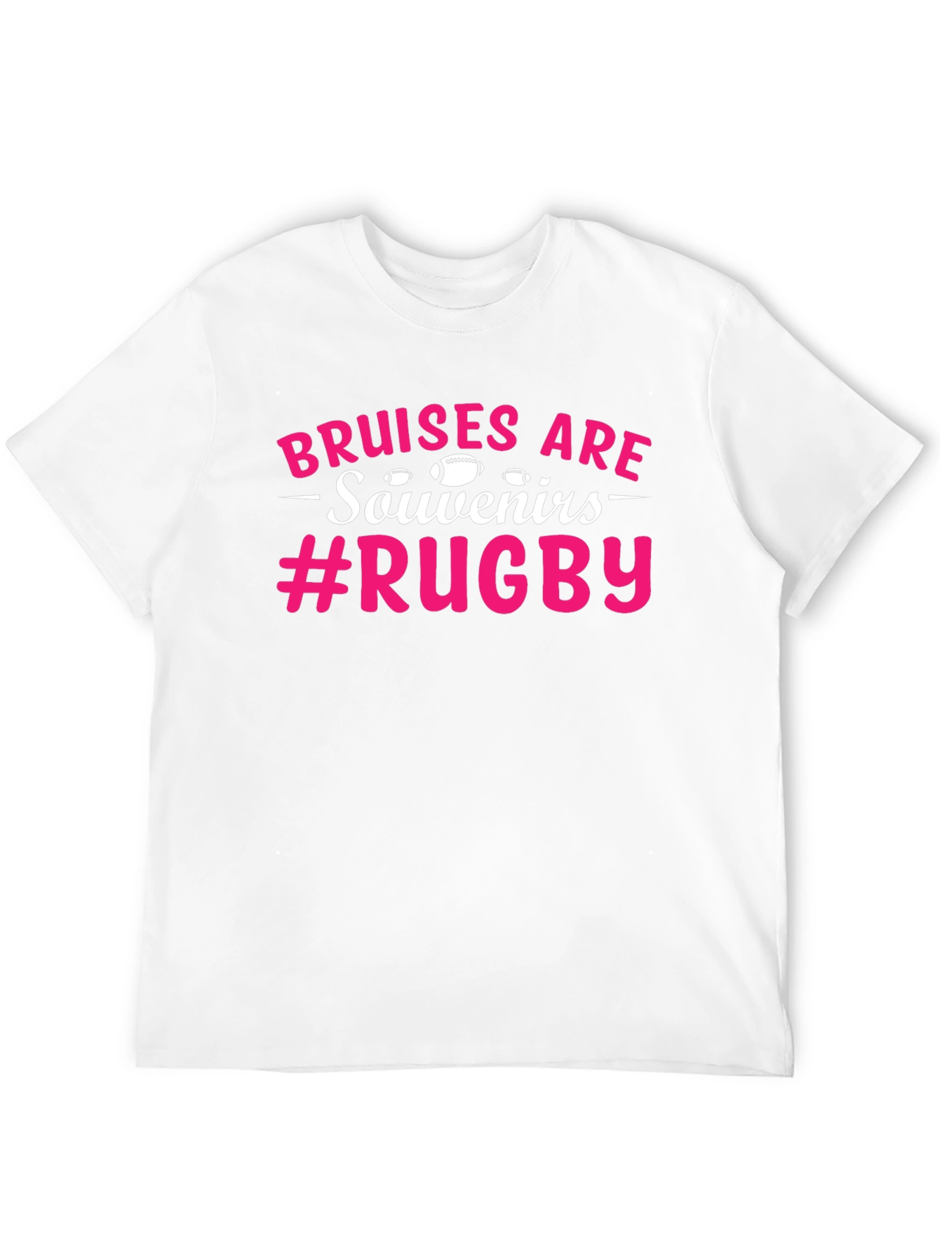 Bruises Are Souvenirs Rugby Graphic T-Shirt