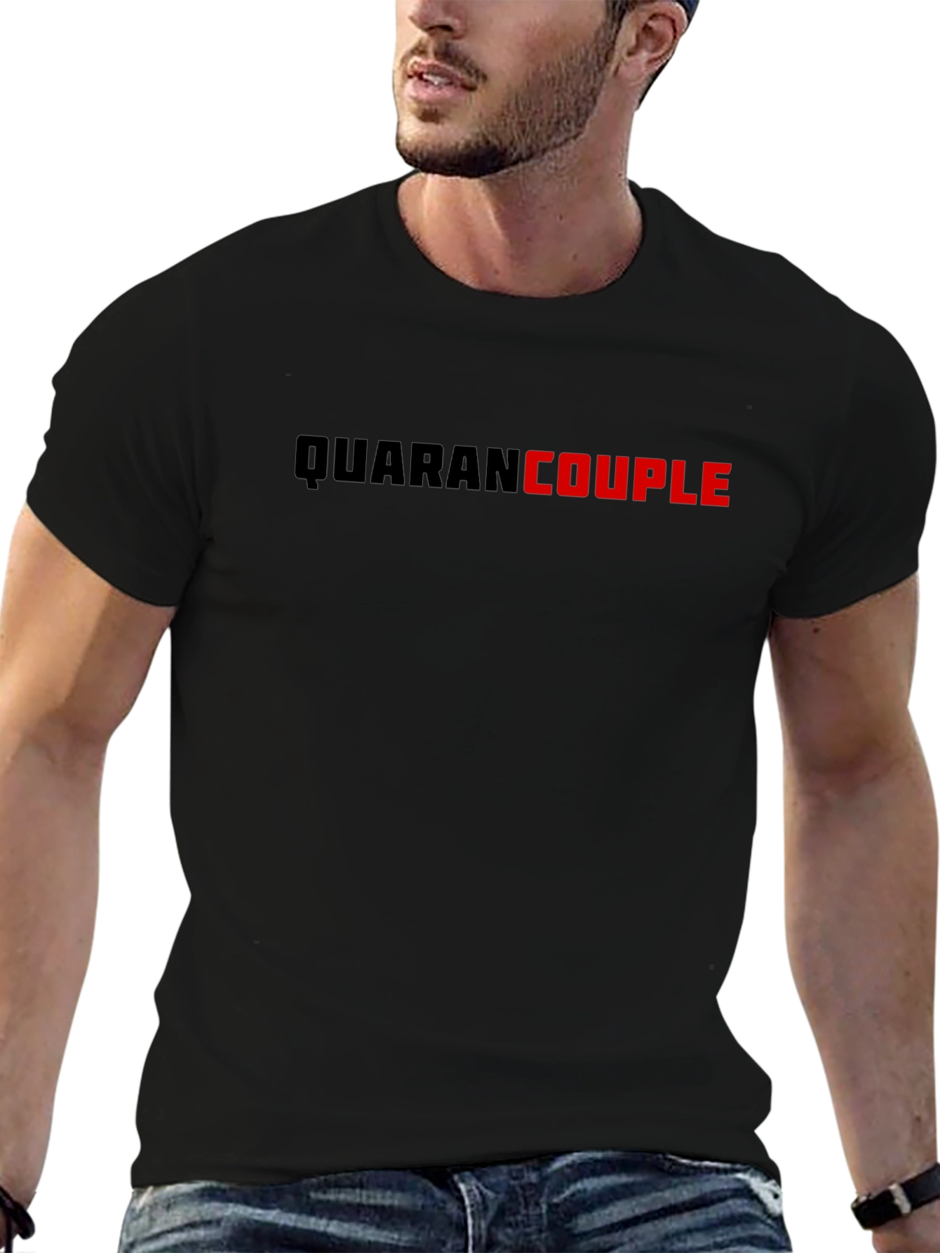 QuaranCouple Black T-Shirt