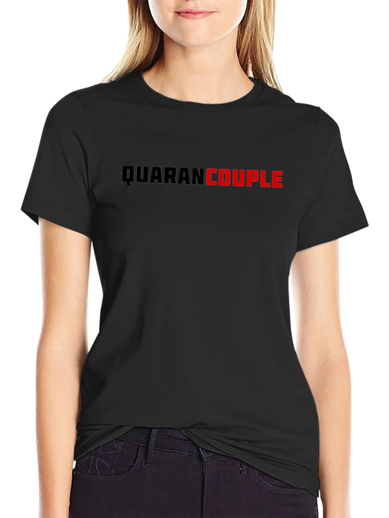 QuaranCouple Black T-Shirt