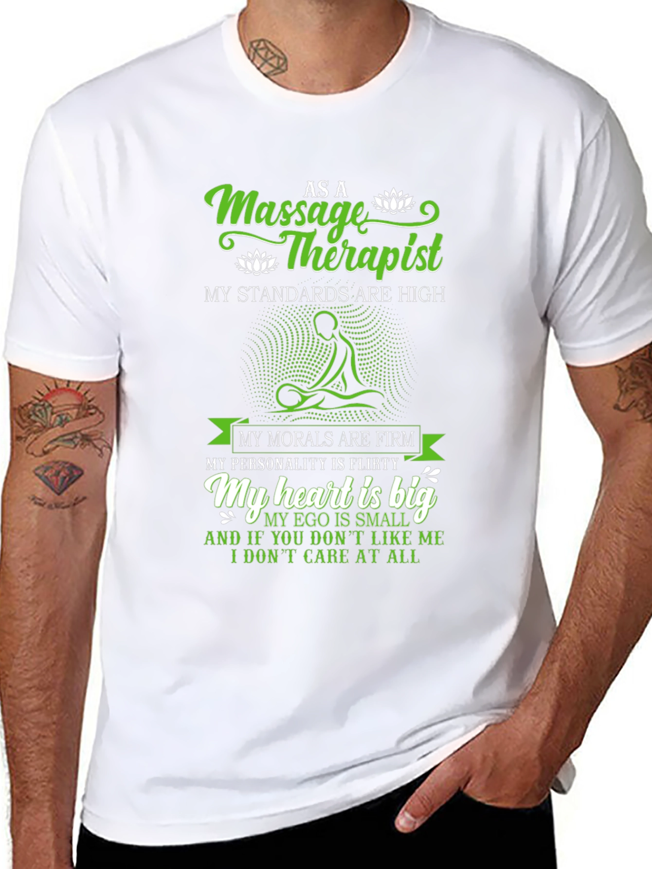 Massage Therapist Graphic T-Shirt - High Standards