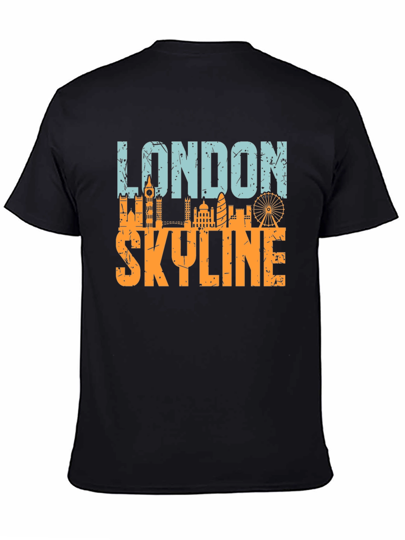 London Skyline Graphic Tee - Black