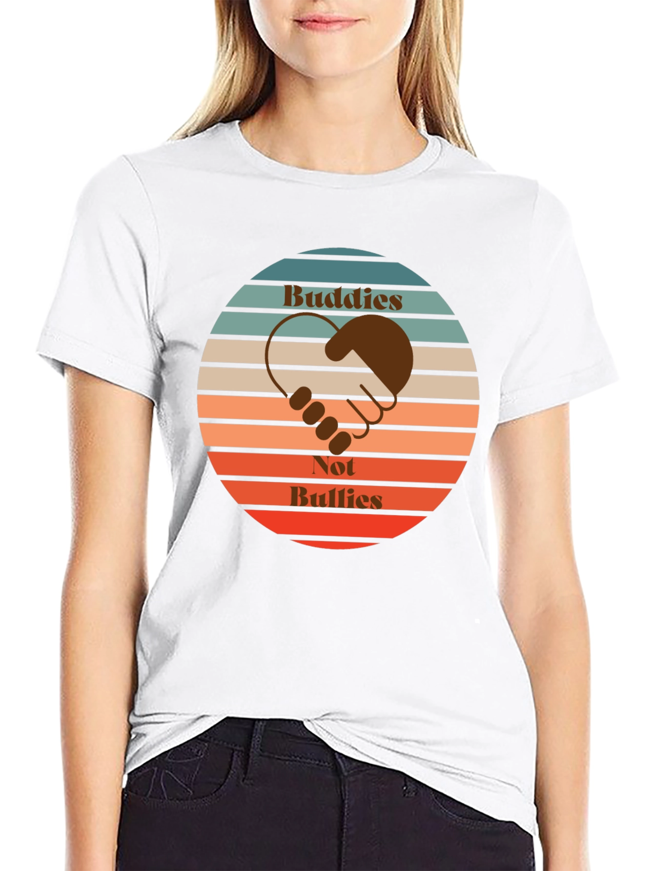 Buddies Not Bullies Graphic Tee