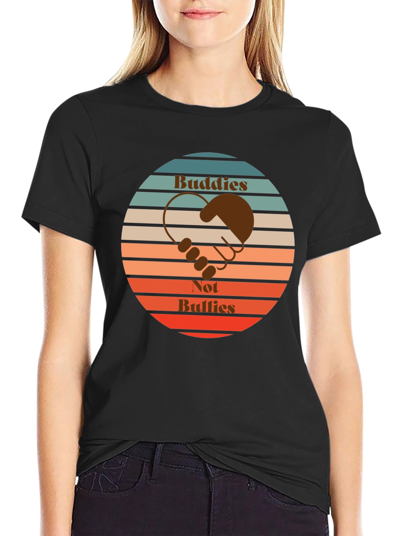 Buddies Not Bullies Graphic Tee