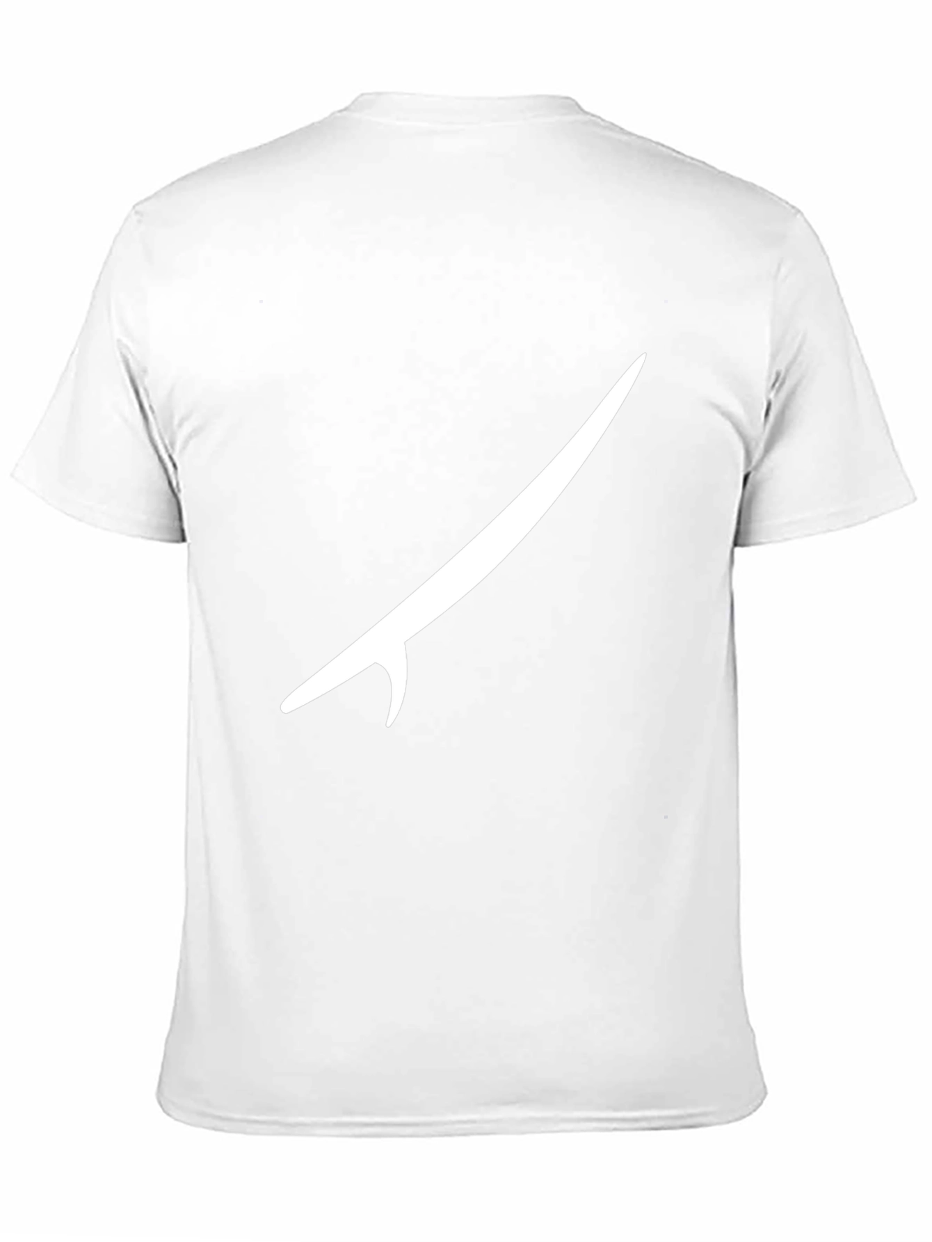 Black T-Shirt with Surfboard Graphic