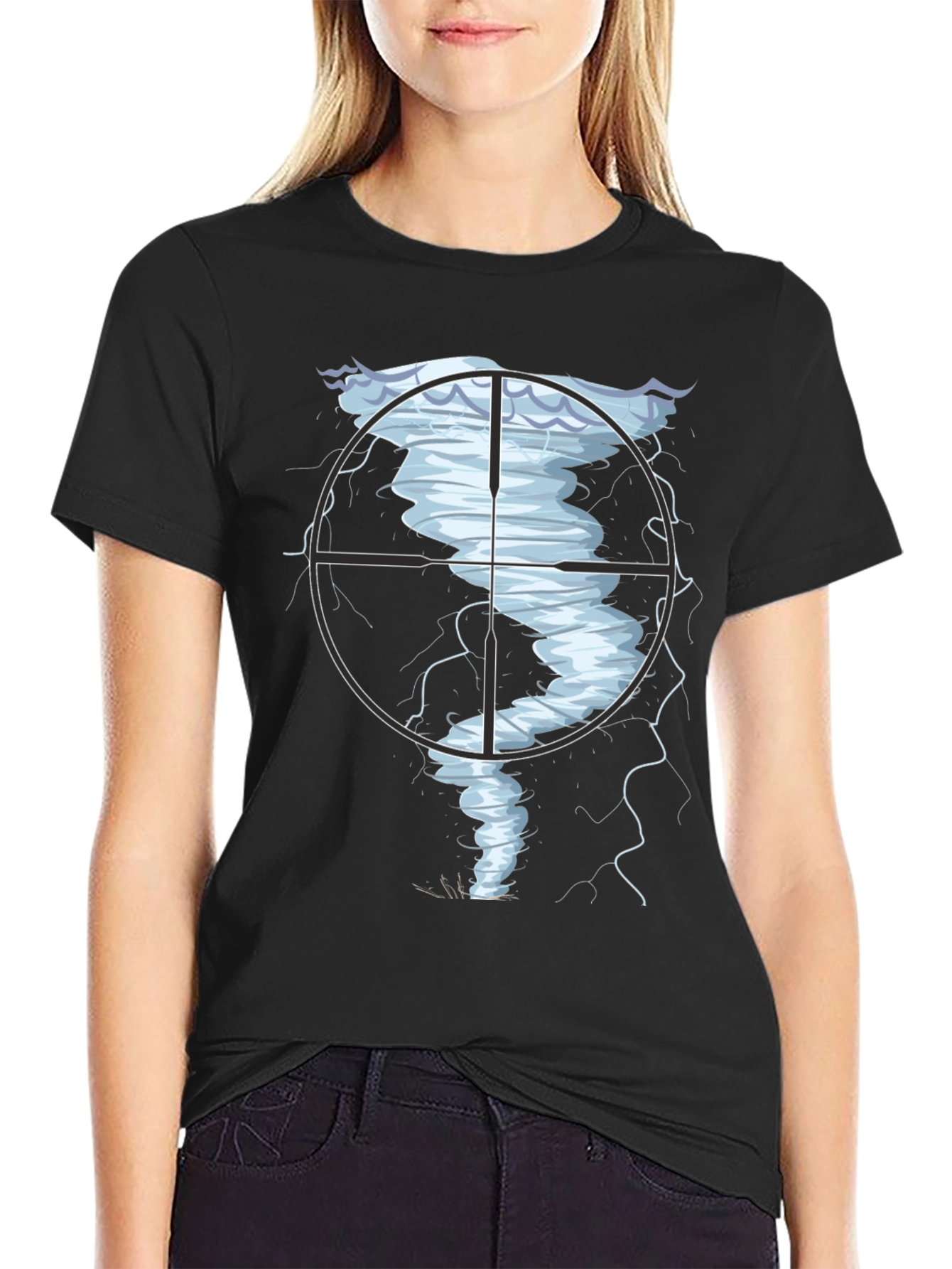 Tornado Target Black T-Shirt