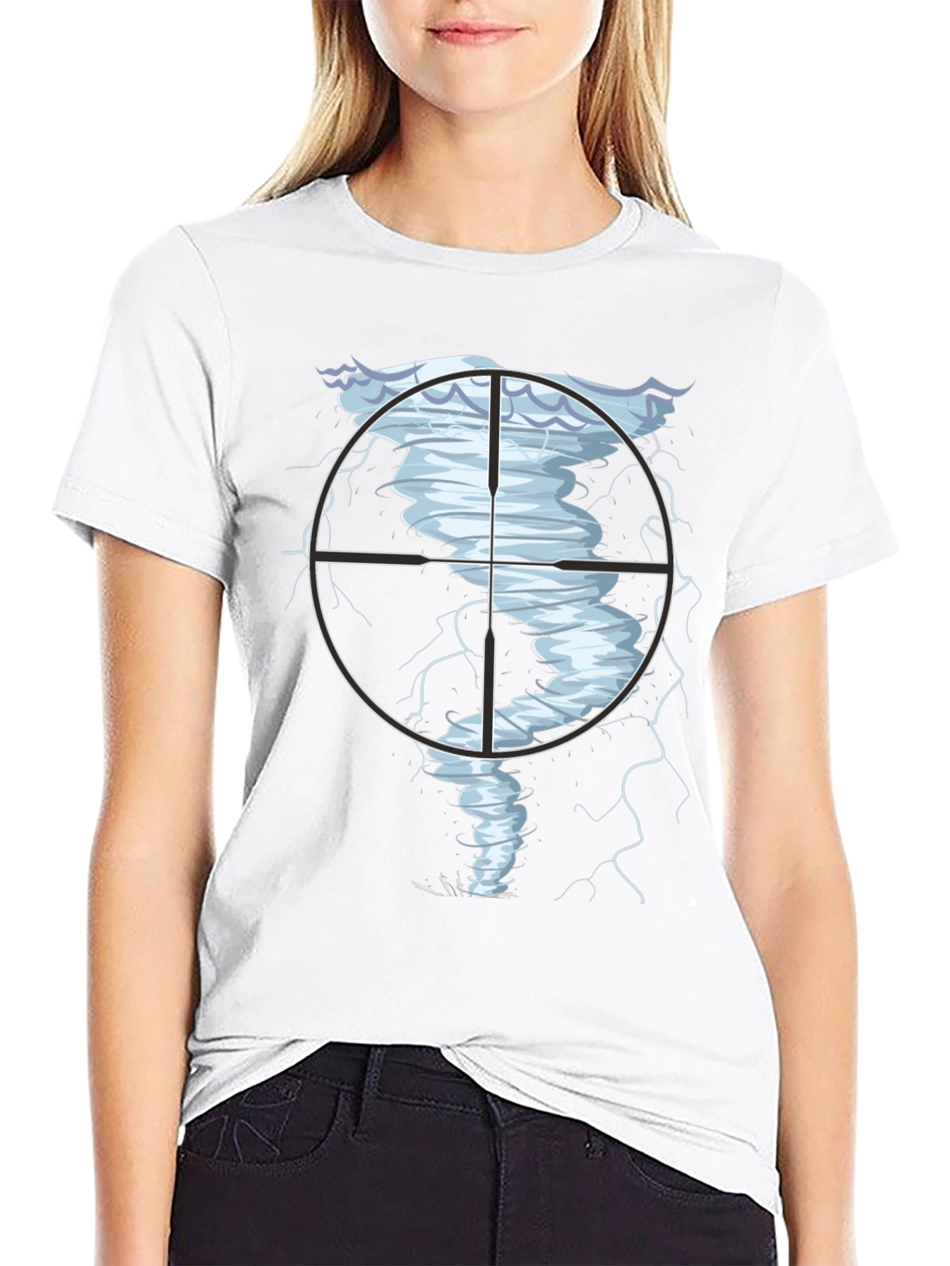 Tornado Target Black T-Shirt