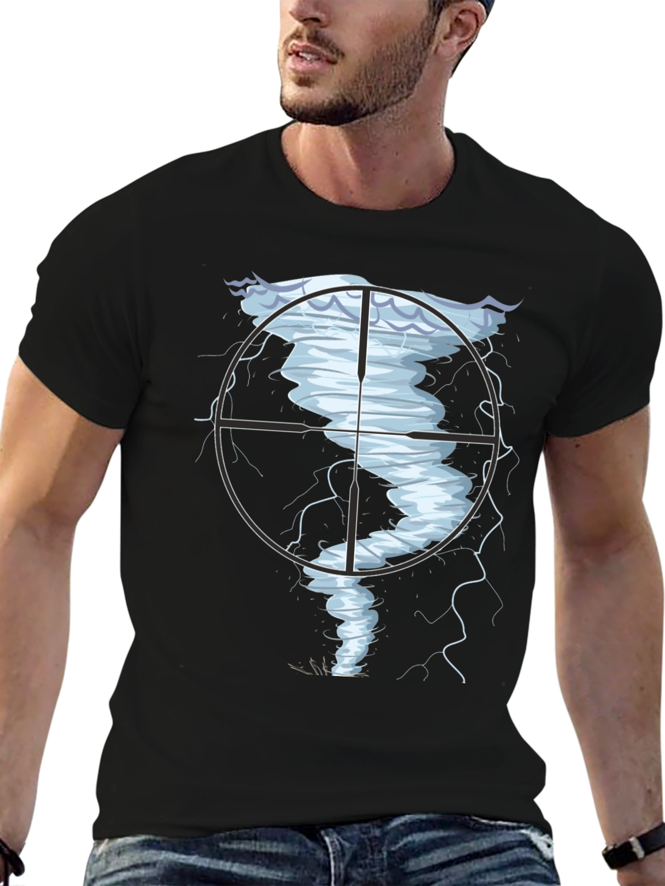 Tornado Target Black T-Shirt
