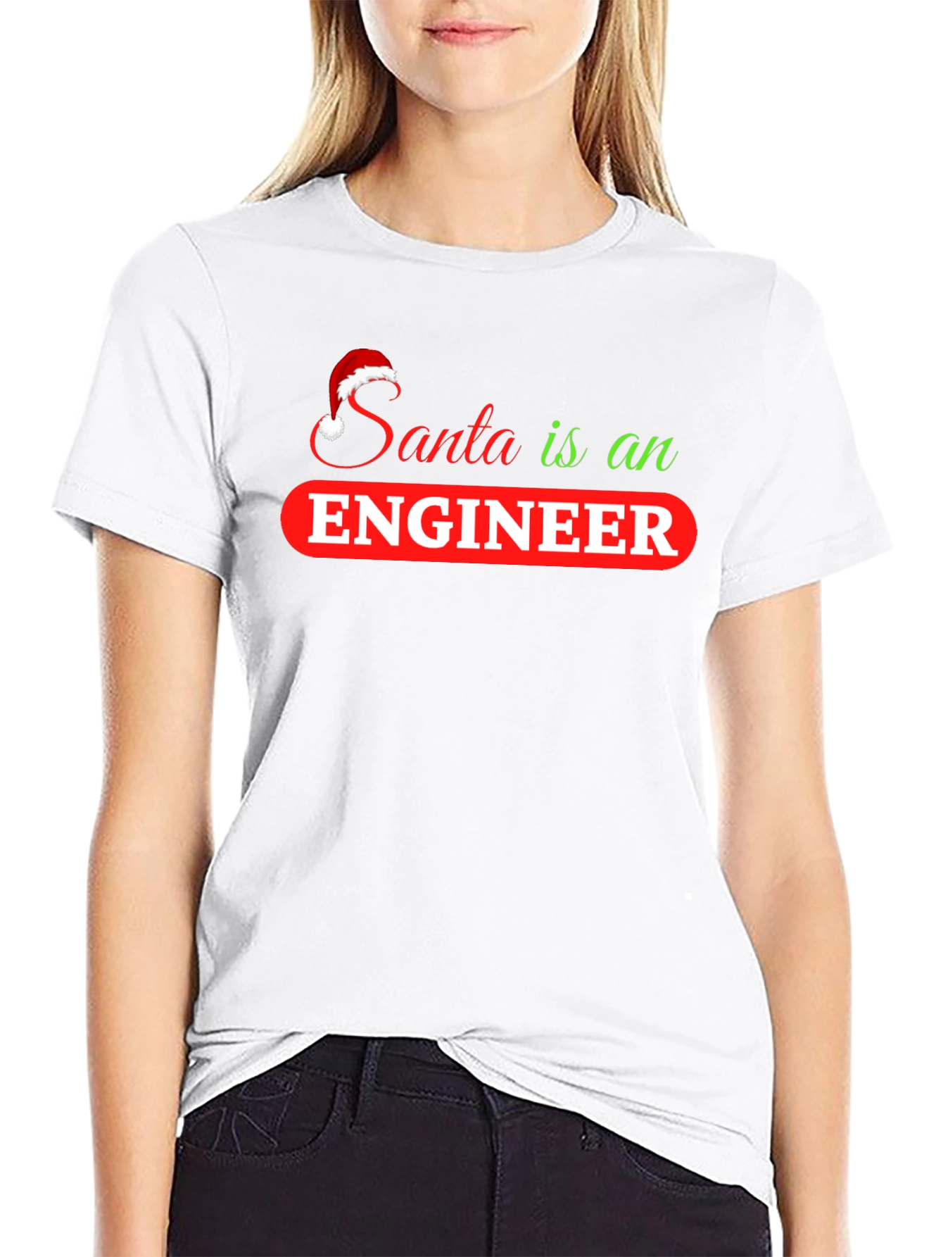 Santa is an Engineer T-Shirt
