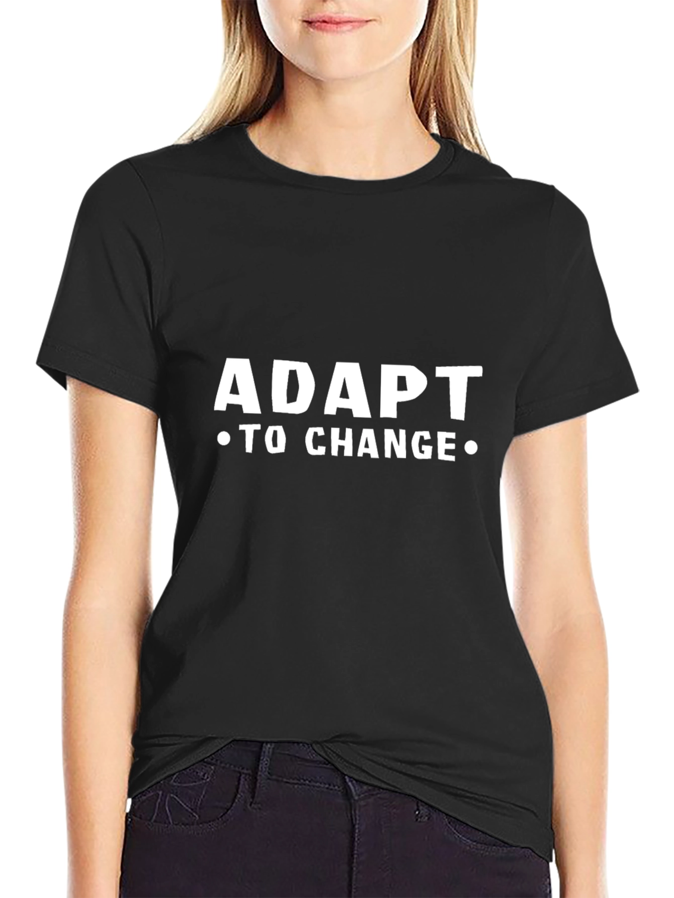 Adapt to Change Graphic Tee - Motivational Shirt