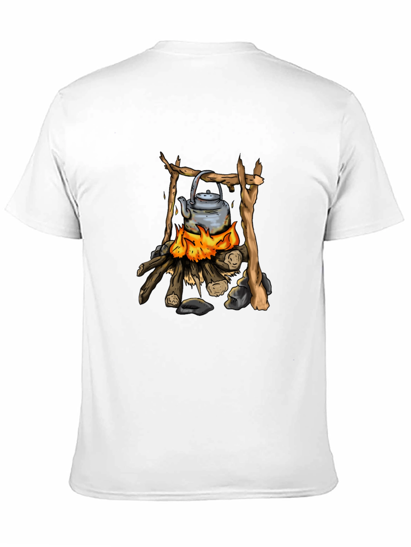 Campfire Kettle Graphic Tee - Black