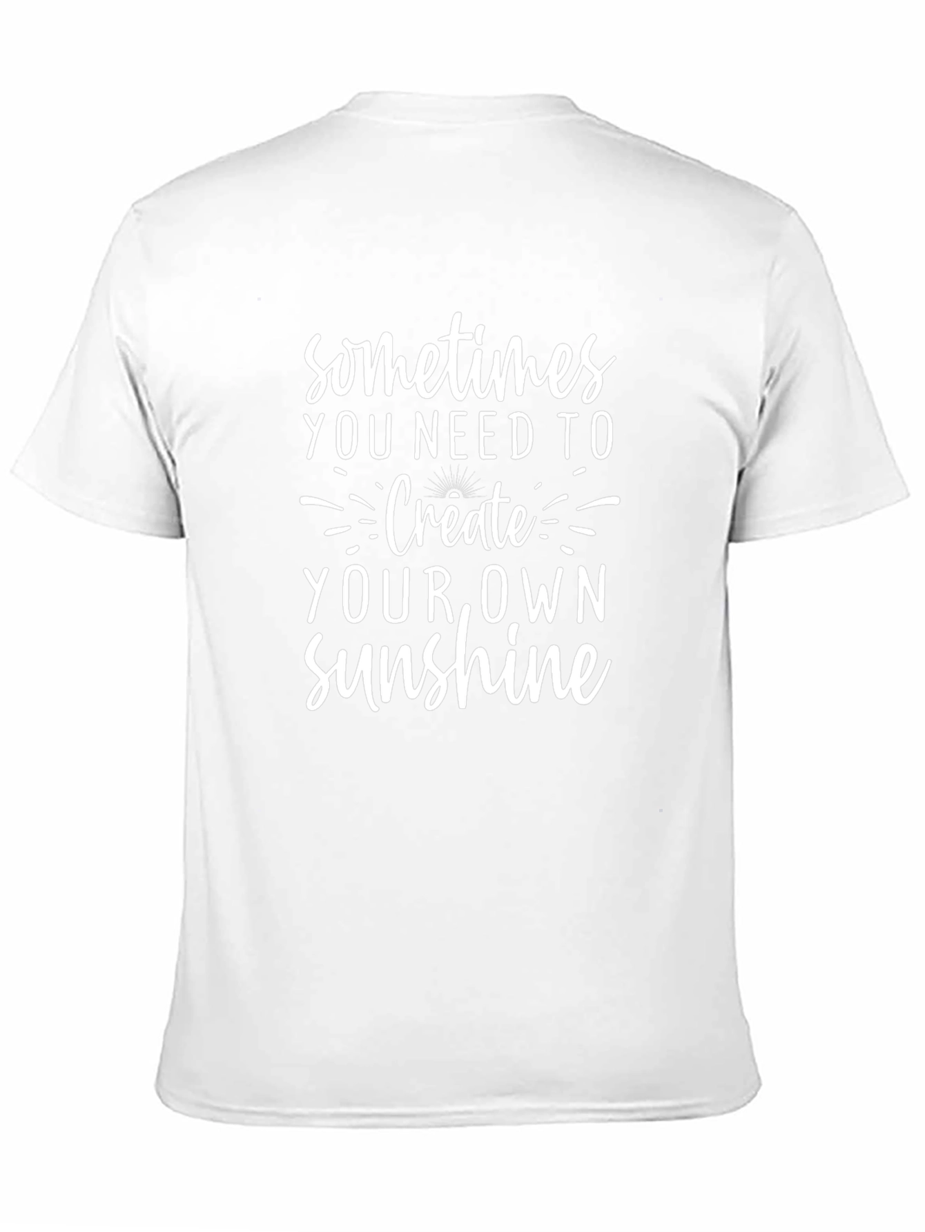 Create Your Own Sunshine Graphic Tee - Black