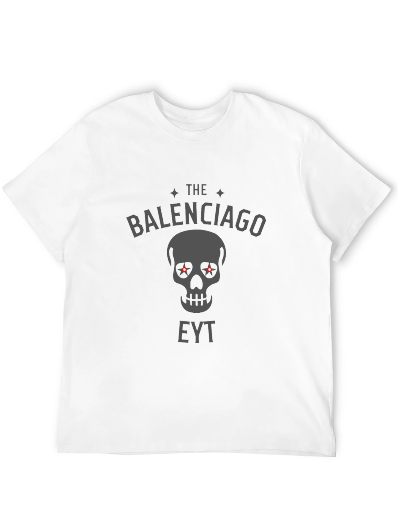Balenciago Eyt Skull Graphic T-Shirt