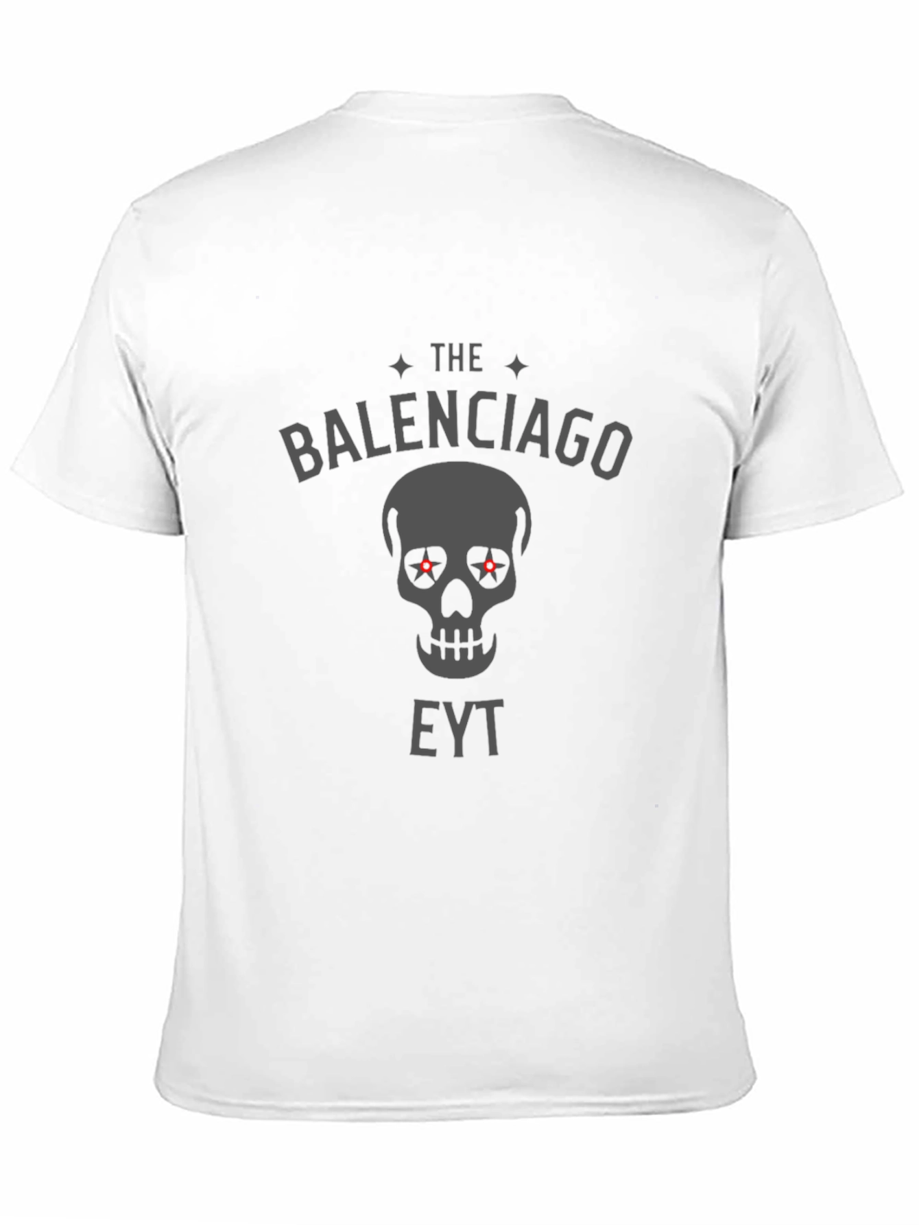 Balenciago Eyt Skull Graphic T-Shirt
