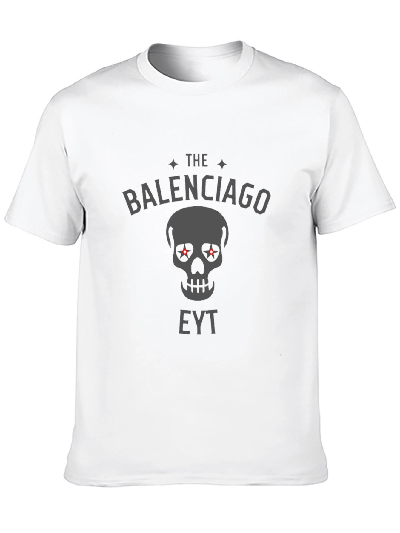 Balenciago Eyt Skull Graphic T-Shirt