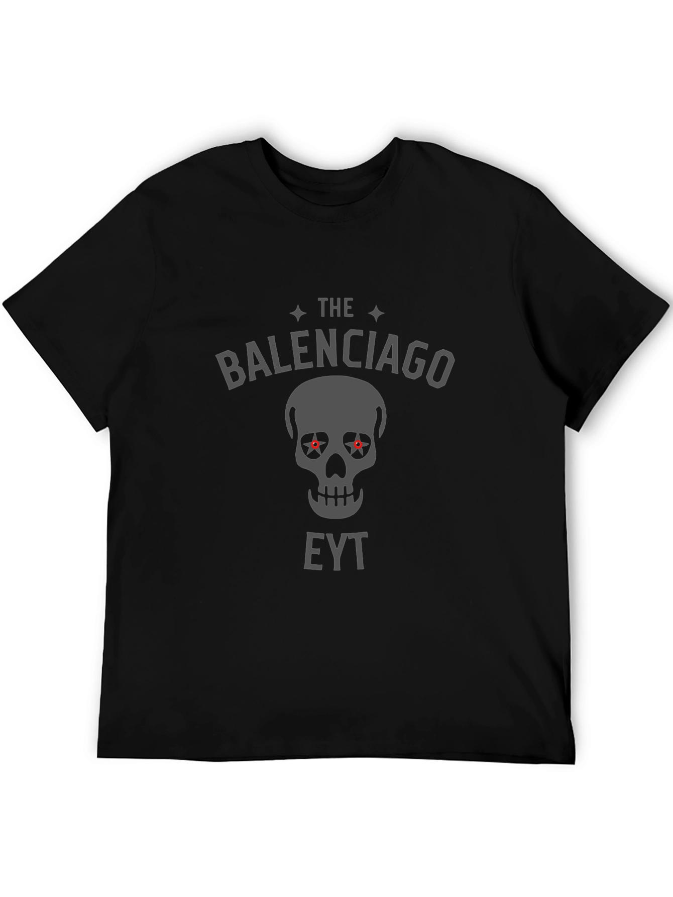 Balenciago Eyt Skull Graphic T-Shirt