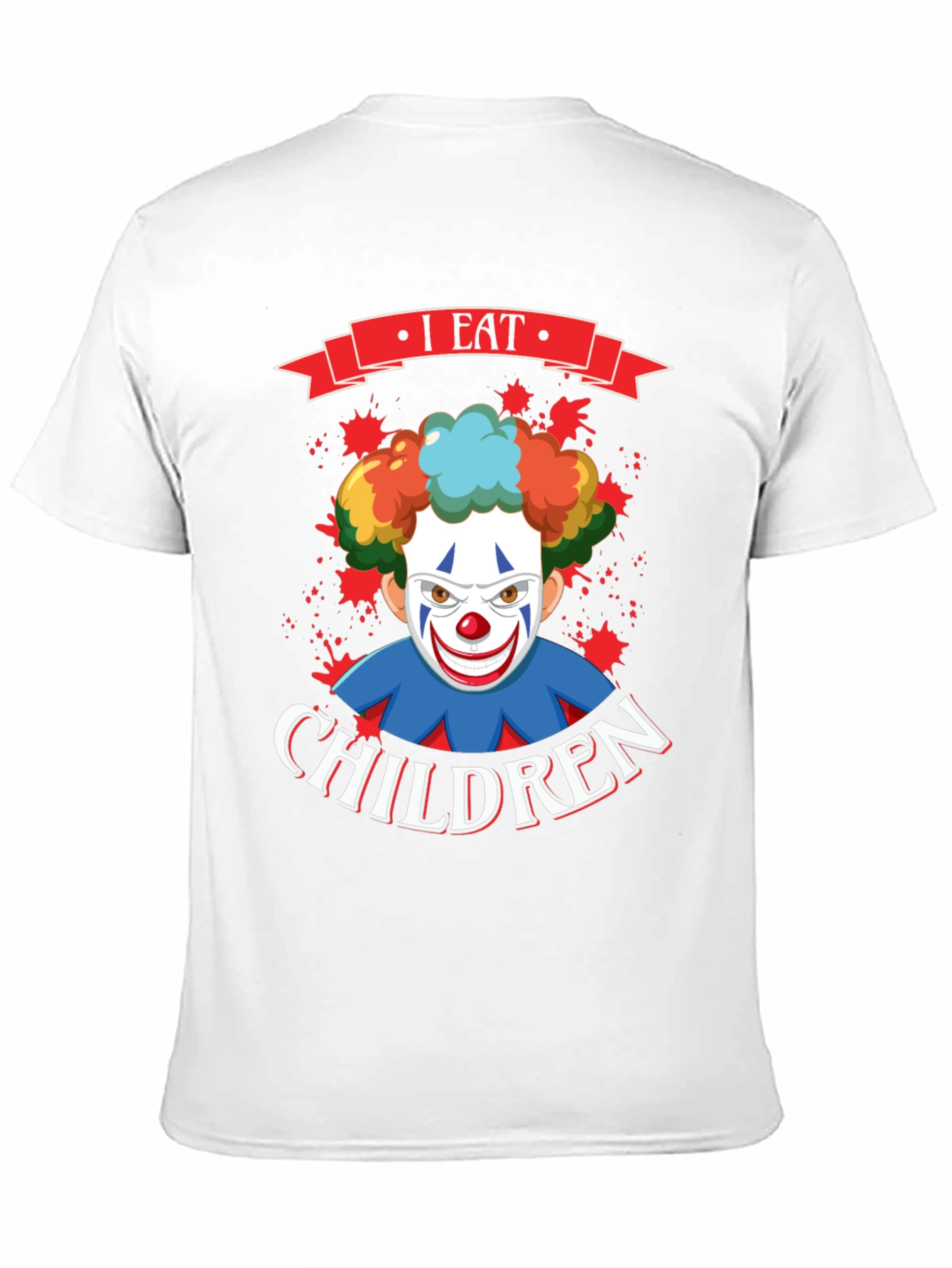 I Eat Children Clown Graphic T-Shirt
