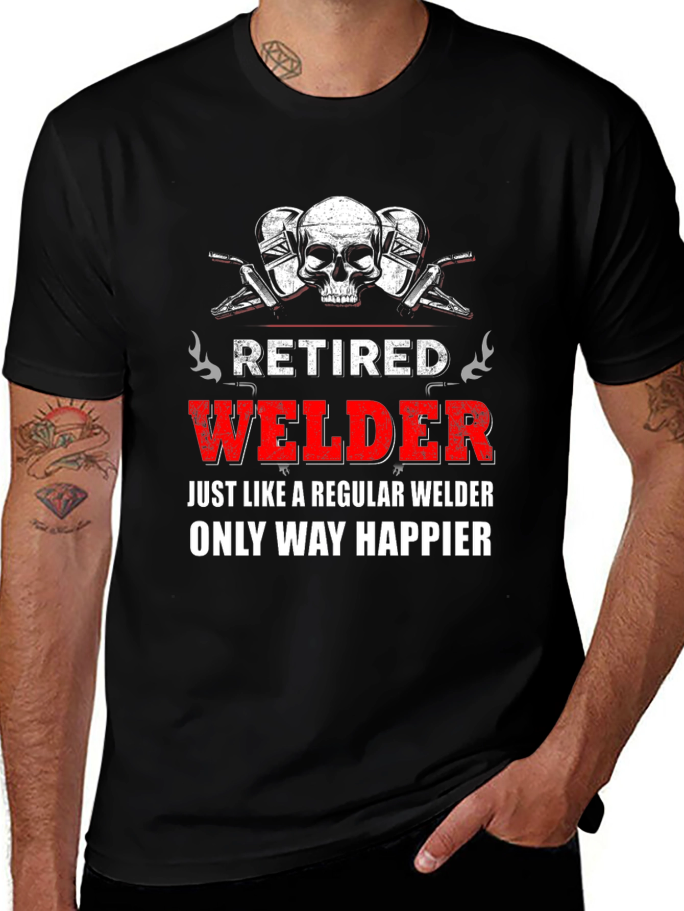 Retired Welder Graphic Tee