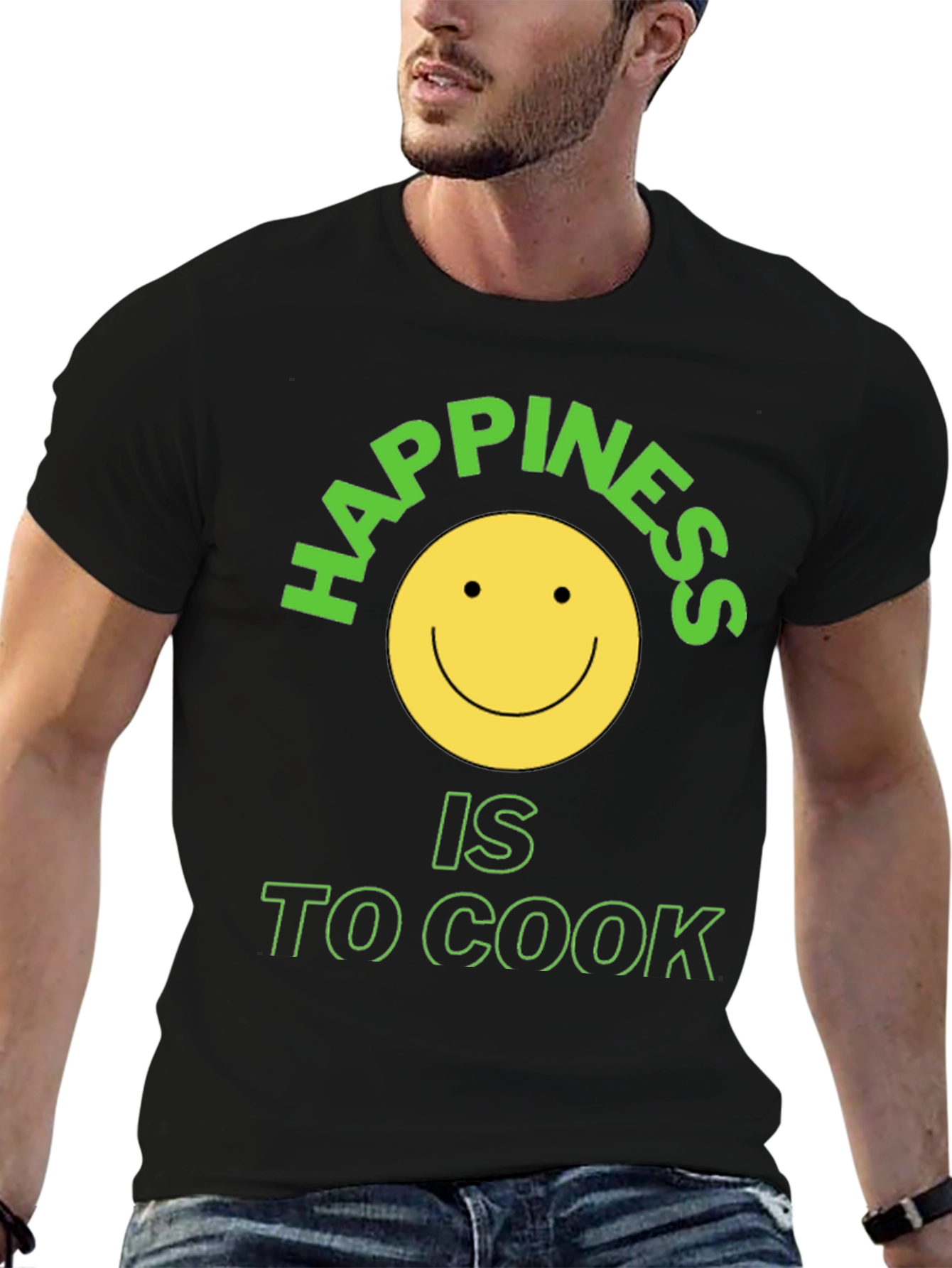 Happiness is to Cook Graphic T-Shirt