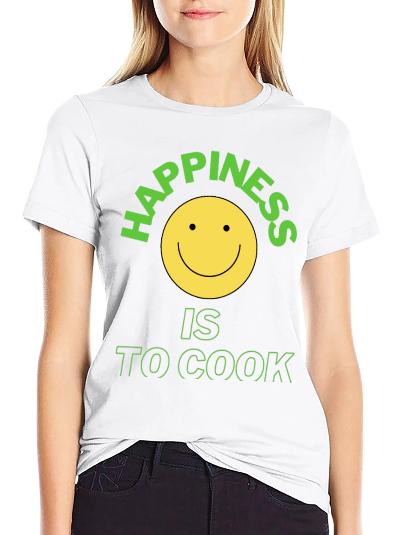 Happiness is to Cook Graphic T-Shirt
