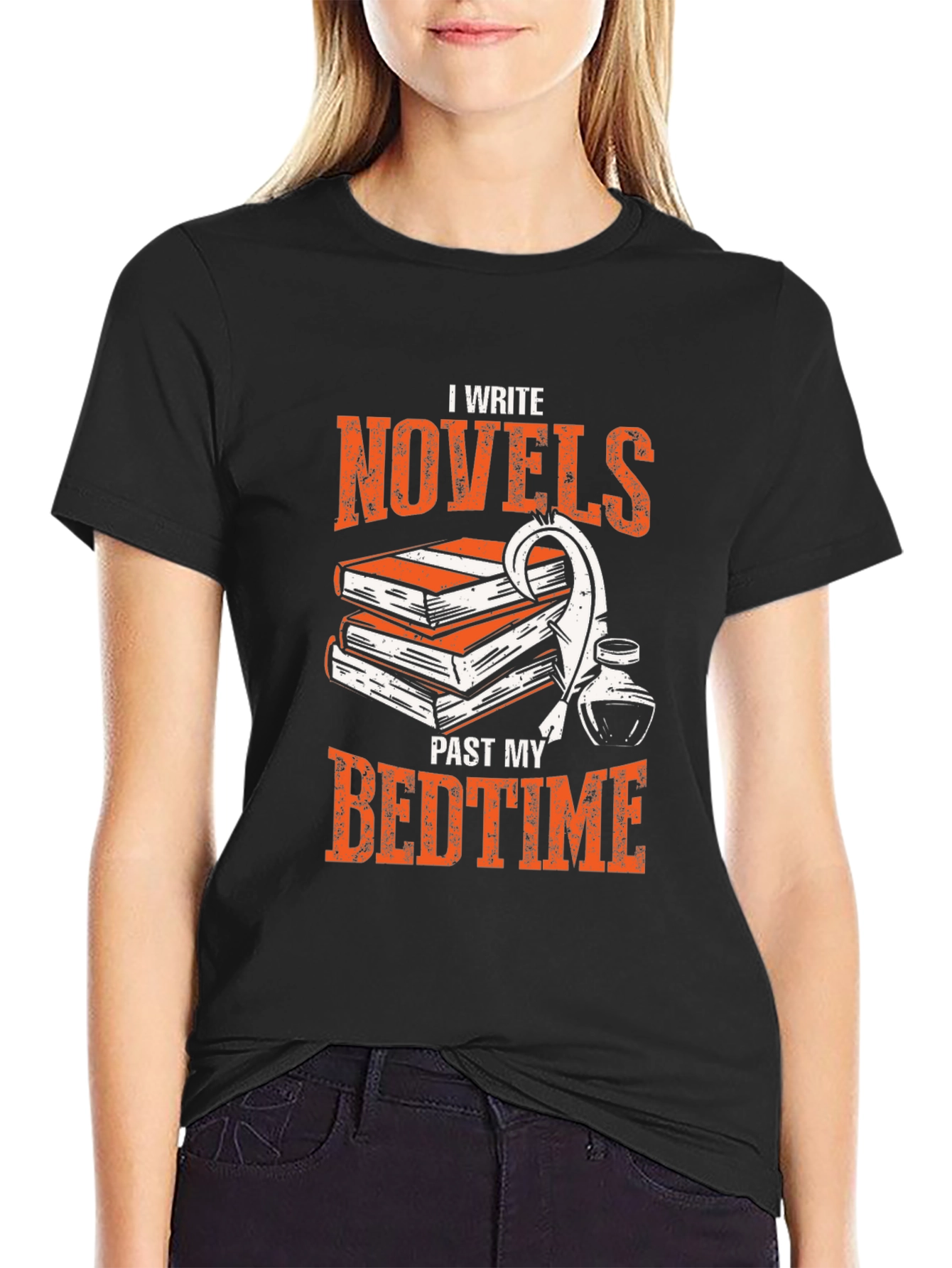 I Write Novels Past My Bedtime T-Shirt
