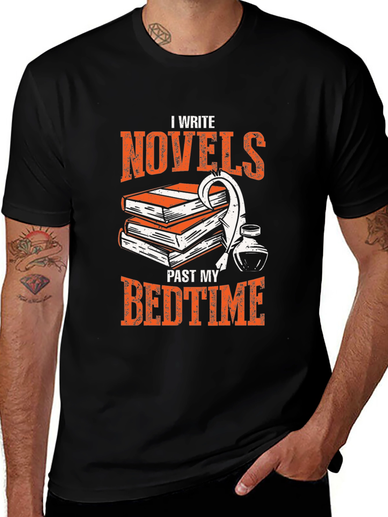 I Write Novels Past My Bedtime T-Shirt