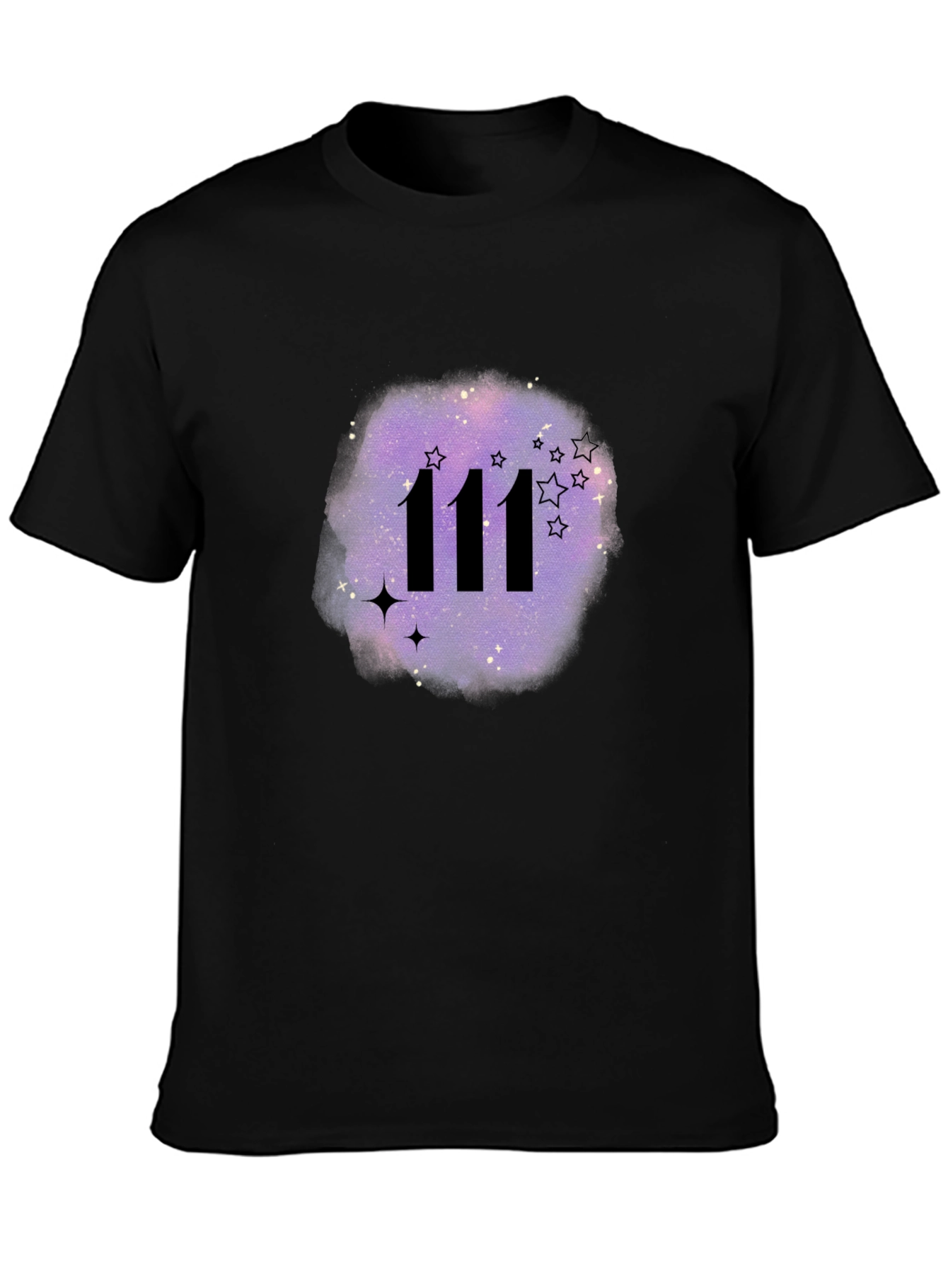 111 Angel Number Galaxy T-Shirt